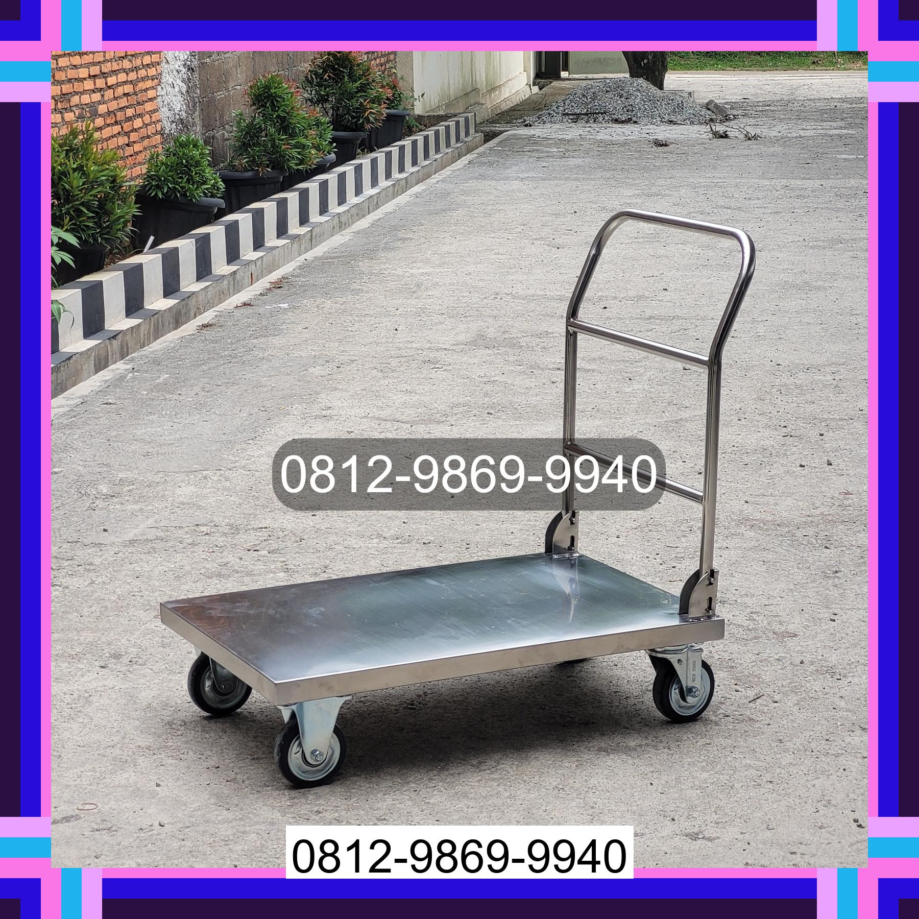 0812-9869-9940 Diskon Besar, Jual Handtruck Hand Truck 500 kgg & 300 kg | Troli Barang | Troli lipat | Troli angkut Aceh Timur