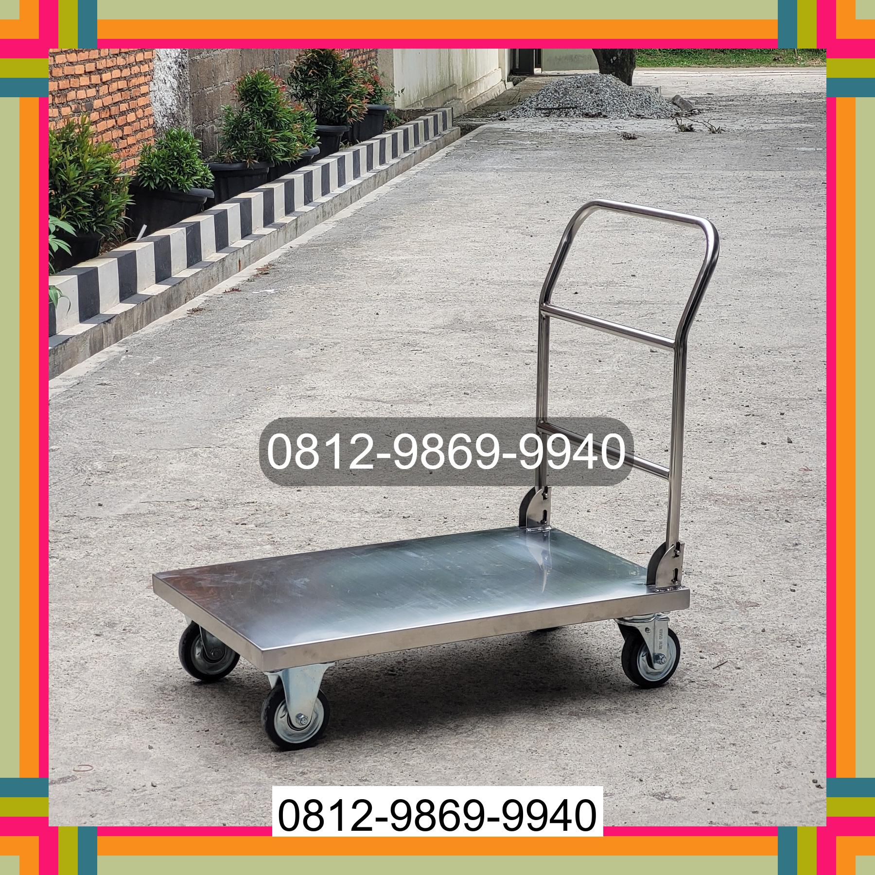 0812-9869-9940 Diskon Besar, Jual Handtruck Hand Truck 500 kgg & 300 kg | Troli Barang | Troli lipat | Troli angkut Aek Songsongan