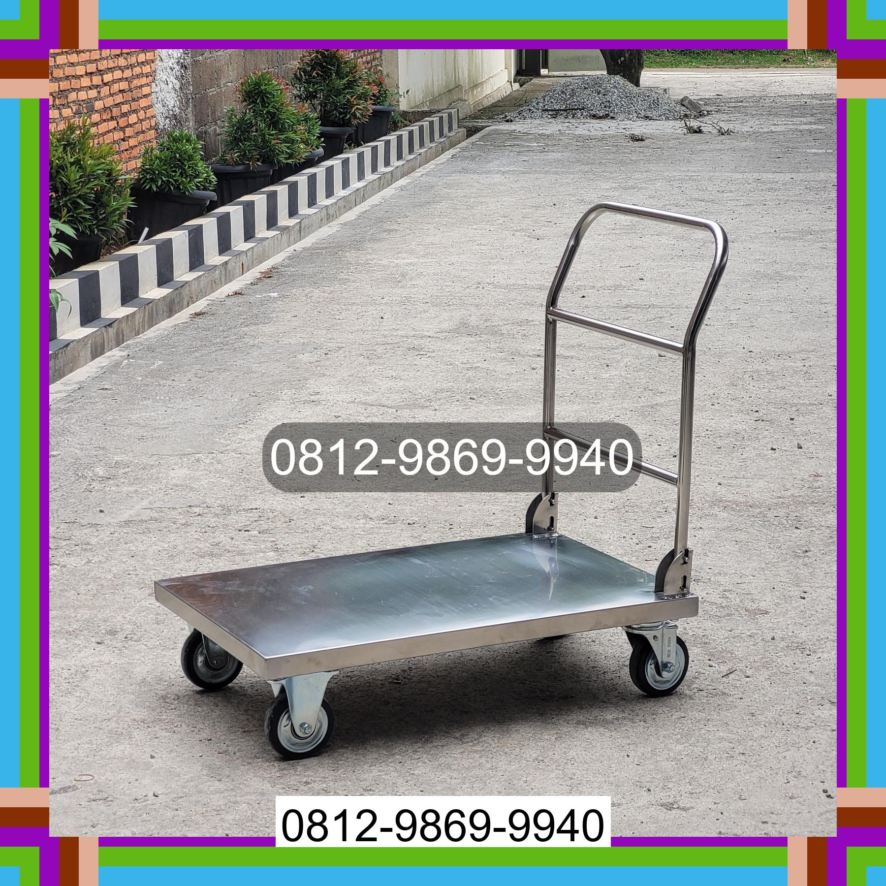 0812-9869-9940 Diskon Besar, Jual Handtruck Hand Truck 500 kgg & 300 kg | Troli Barang | Troli lipat | Troli angkut Angkola Sangkunur