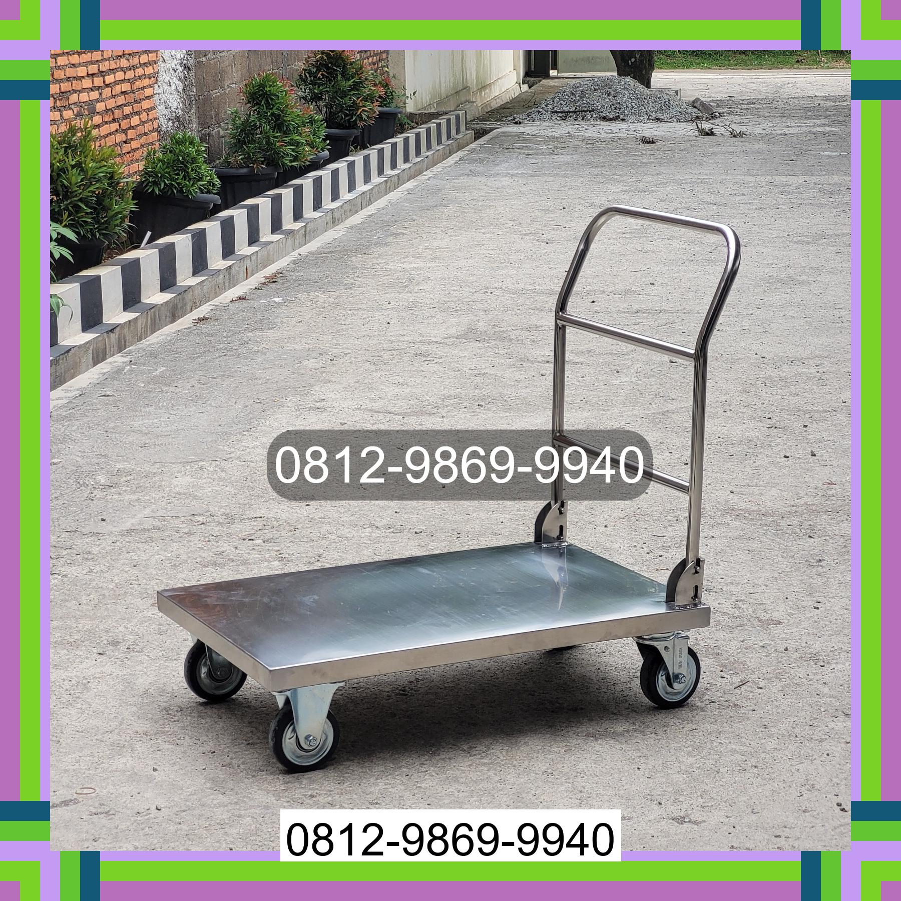 0812-9869-9940 Diskon Besar, Jual Handtruck Hand Truck 500 kgg & 300 kg | Troli Barang | Troli lipat | Troli angkut Bandar Lampung