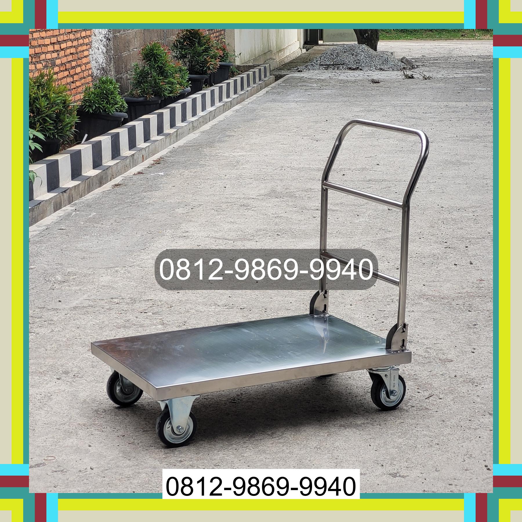 0812-9869-9940 Diskon Besar, Jual Handtruck Hand Truck 500 kgg & 300 kg | Troli Barang | Troli lipat | Troli angkut Bangka Tengah