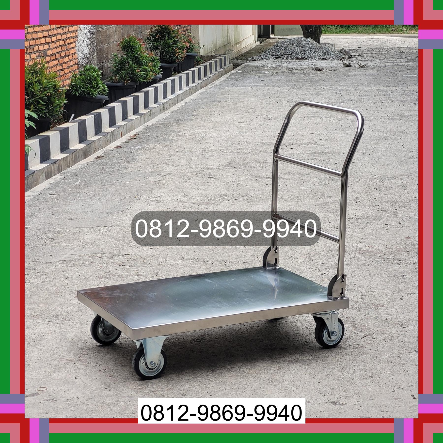 0812-9869-9940 Diskon Besar, Jual Handtruck Hand Truck 500 kgg & 300 kg | Troli Barang | Troli lipat | Troli angkut Banyuglugur