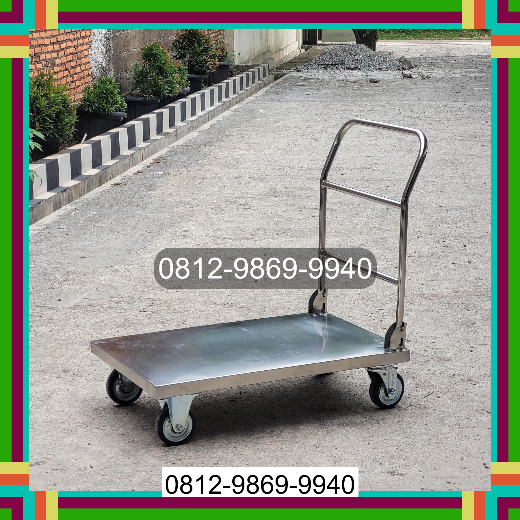 0812-9869-9940 Diskon Besar, Jual Handtruck Hand Truck 500 kgg & 300 kg | Troli Barang | Troli lipat | Troli angkut Baru