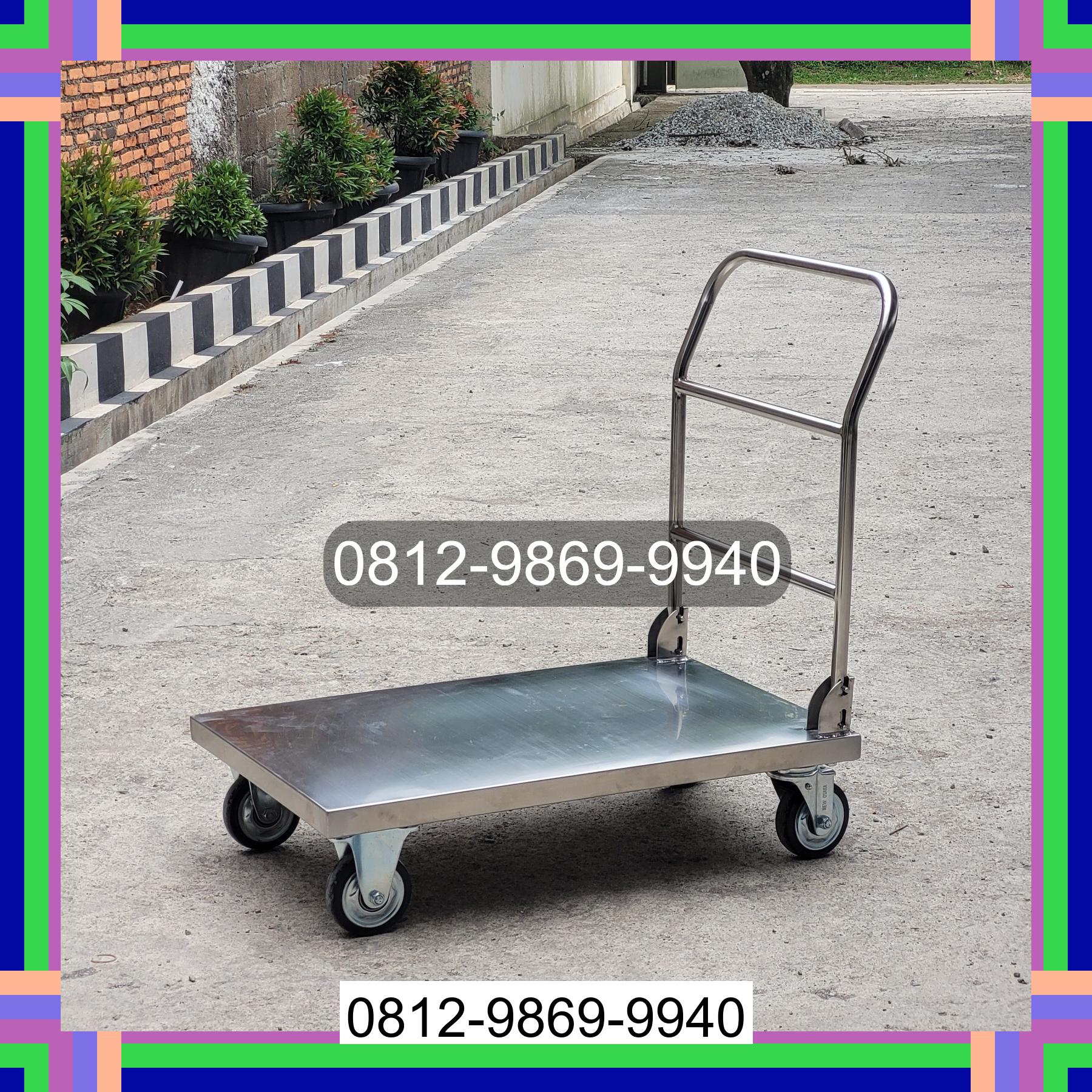 0812-9869-9940 Diskon Besar, Jual Handtruck Hand Truck 500 kgg & 300 kg | Troli Barang | Troli lipat | Troli angkut Baso