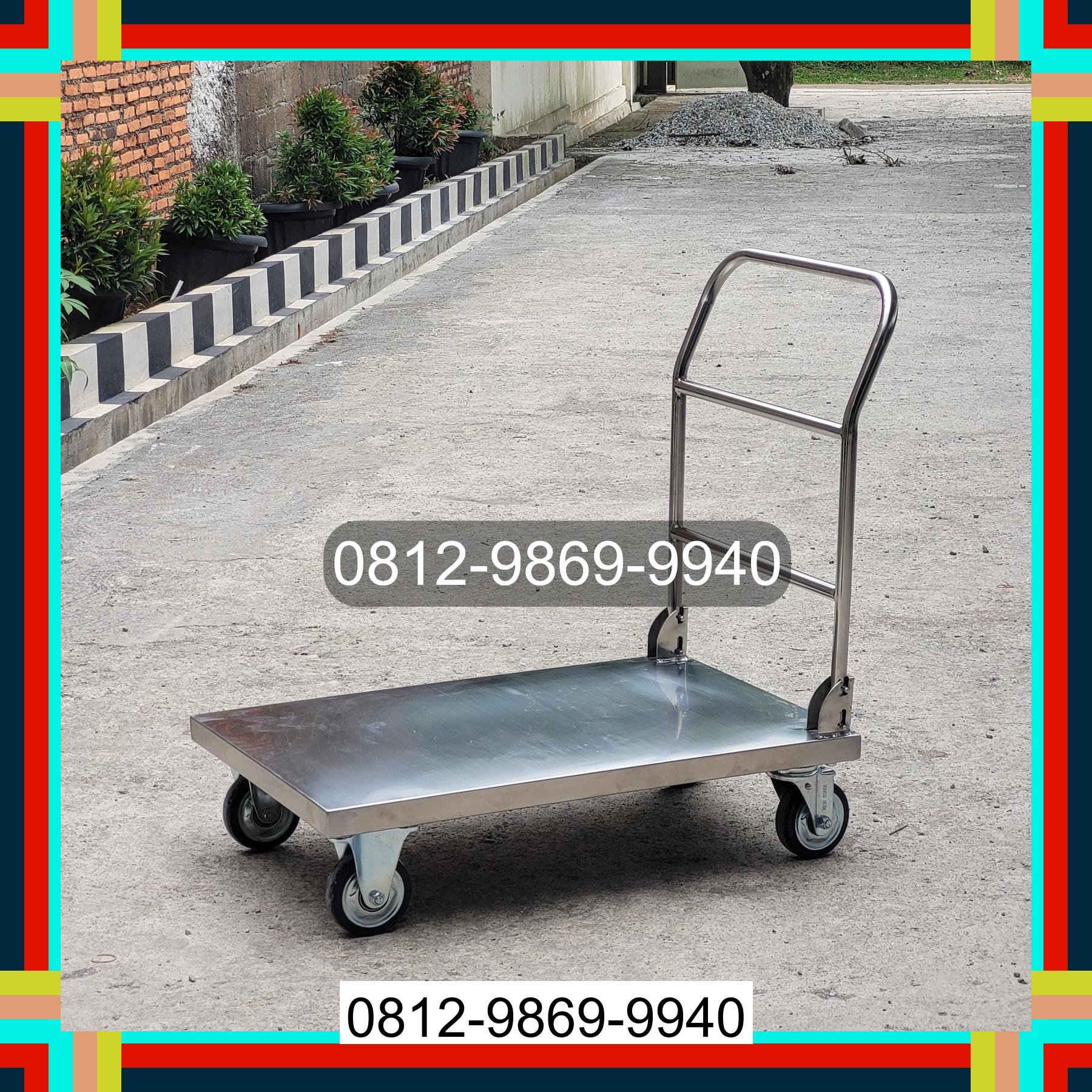 0812-9869-9940 Diskon Besar, Jual Handtruck Hand Truck 500 kgg & 300 kg | Troli Barang | Troli lipat | Troli angkut Batang Kuis
