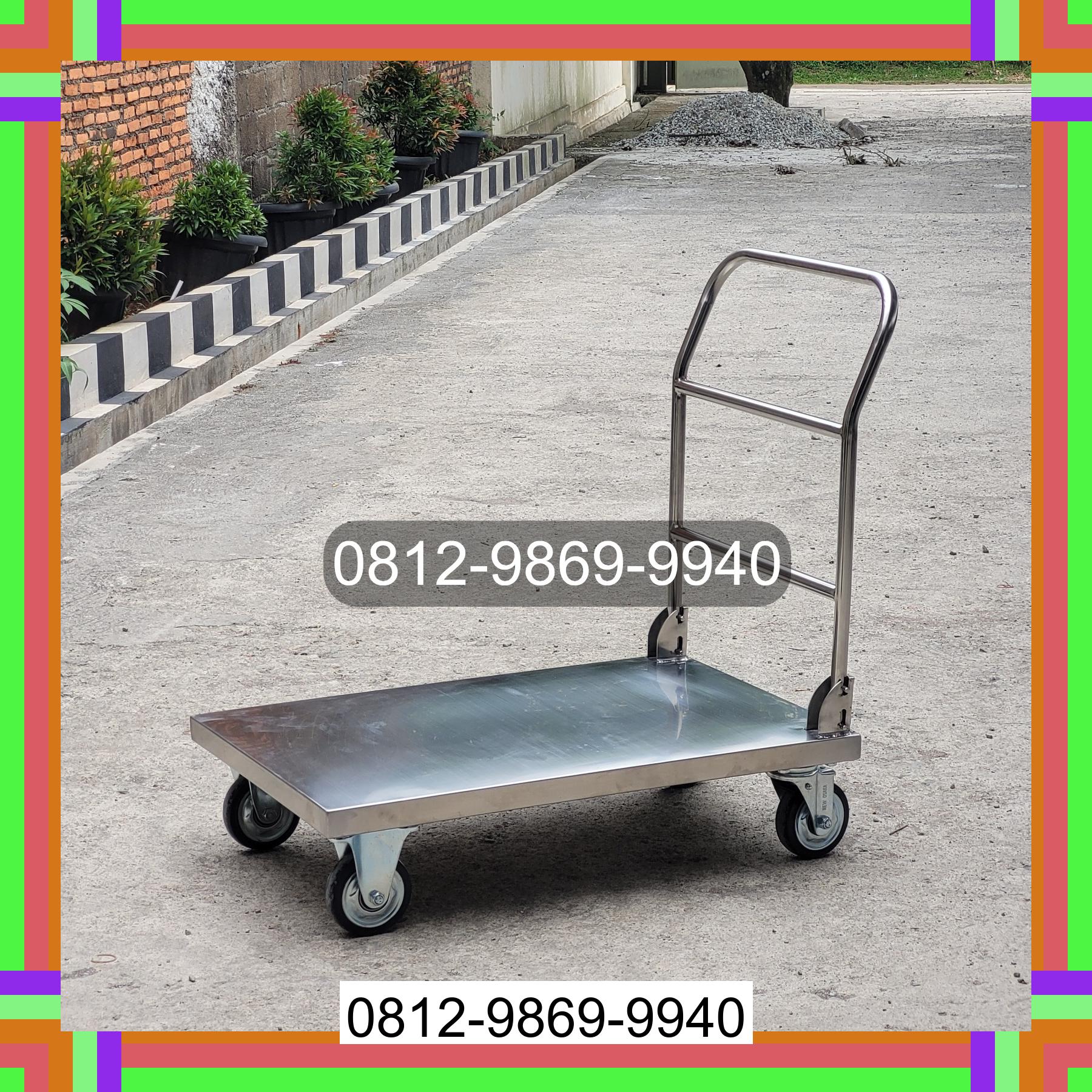 0812-9869-9940 Diskon Besar, Jual Handtruck Hand Truck 500 kgg & 300 kg | Troli Barang | Troli lipat | Troli angkut Bengkulu Selatan