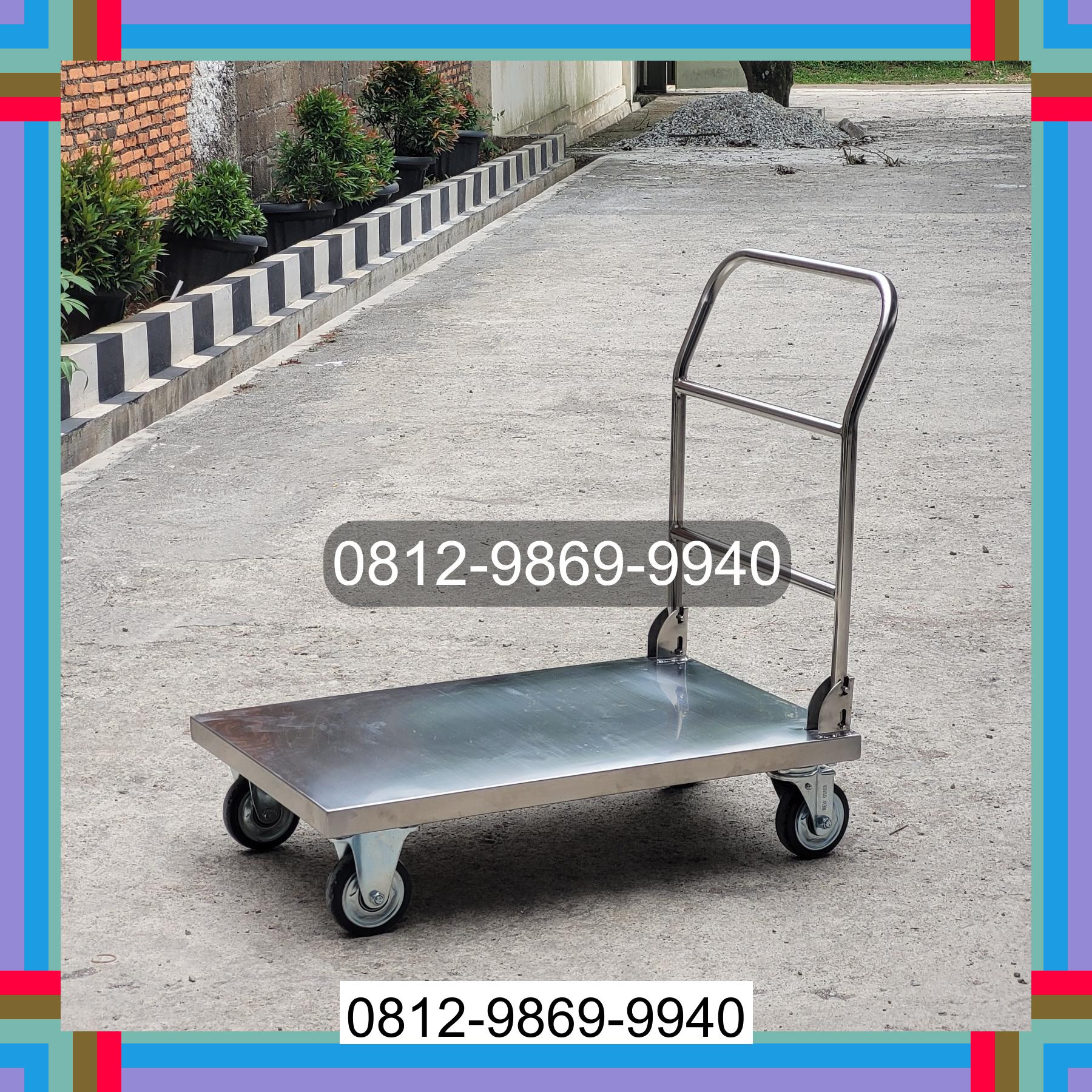 0812-9869-9940 Diskon Besar, Jual Handtruck Hand Truck 500 kgg & 300 kg | Troli Barang | Troli lipat | Troli angkut Bengkulu Tengah