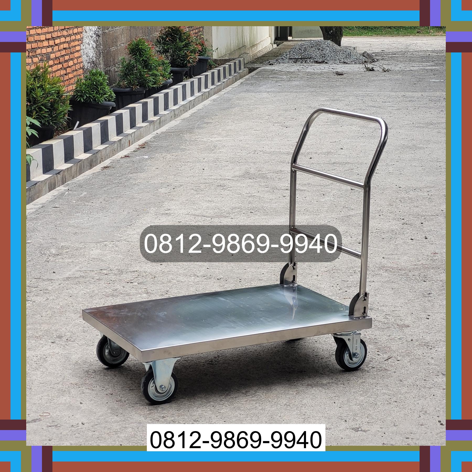 0812-9869-9940 Diskon Besar, Jual Handtruck Hand Truck 500 kgg & 300 kg | Troli Barang | Troli lipat | Troli angkut Bilah Hulu