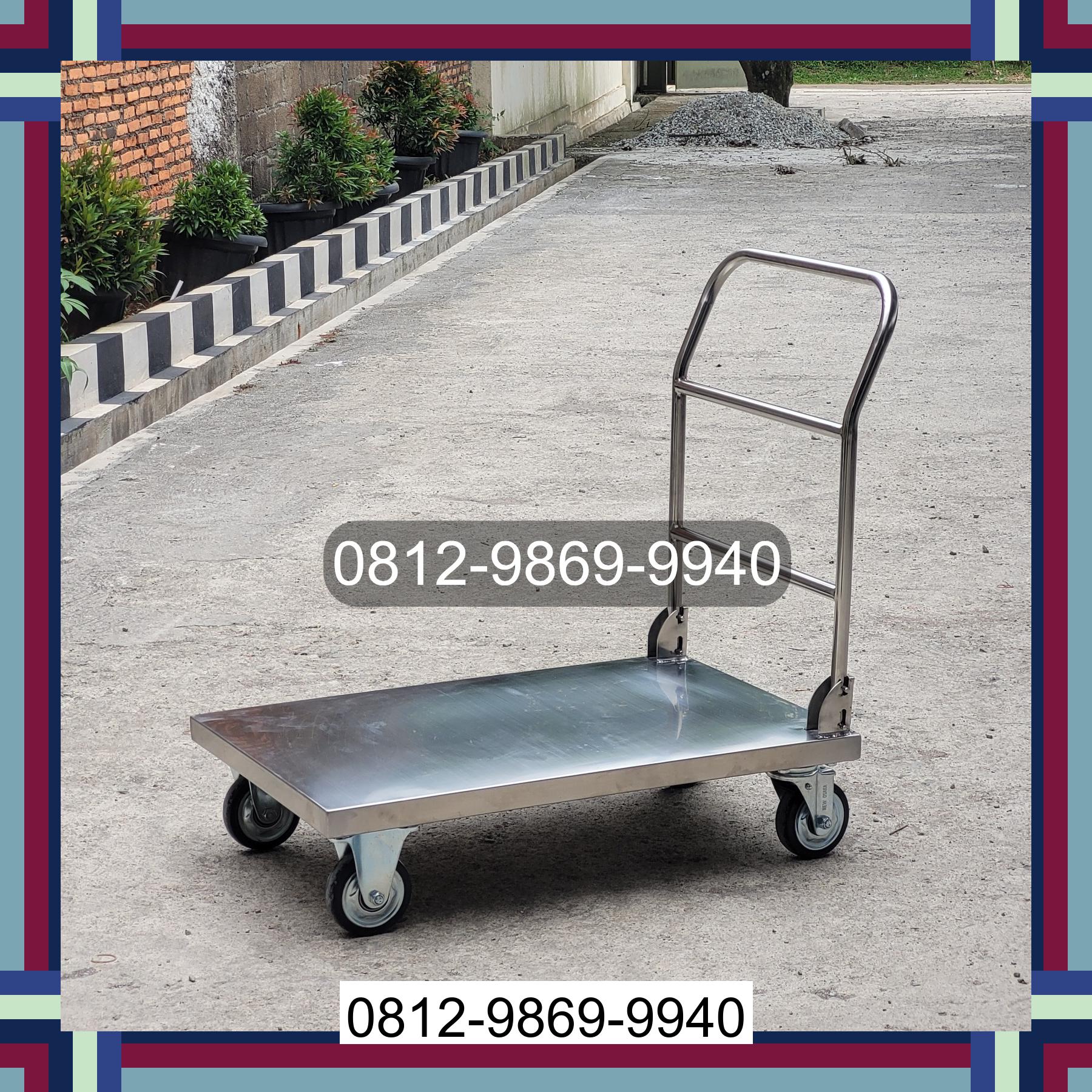 0812-9869-9940 Diskon Besar, Jual Handtruck Hand Truck 500 kgg & 300 kg | Troli Barang | Troli lipat | Troli angkut Binjai Barat