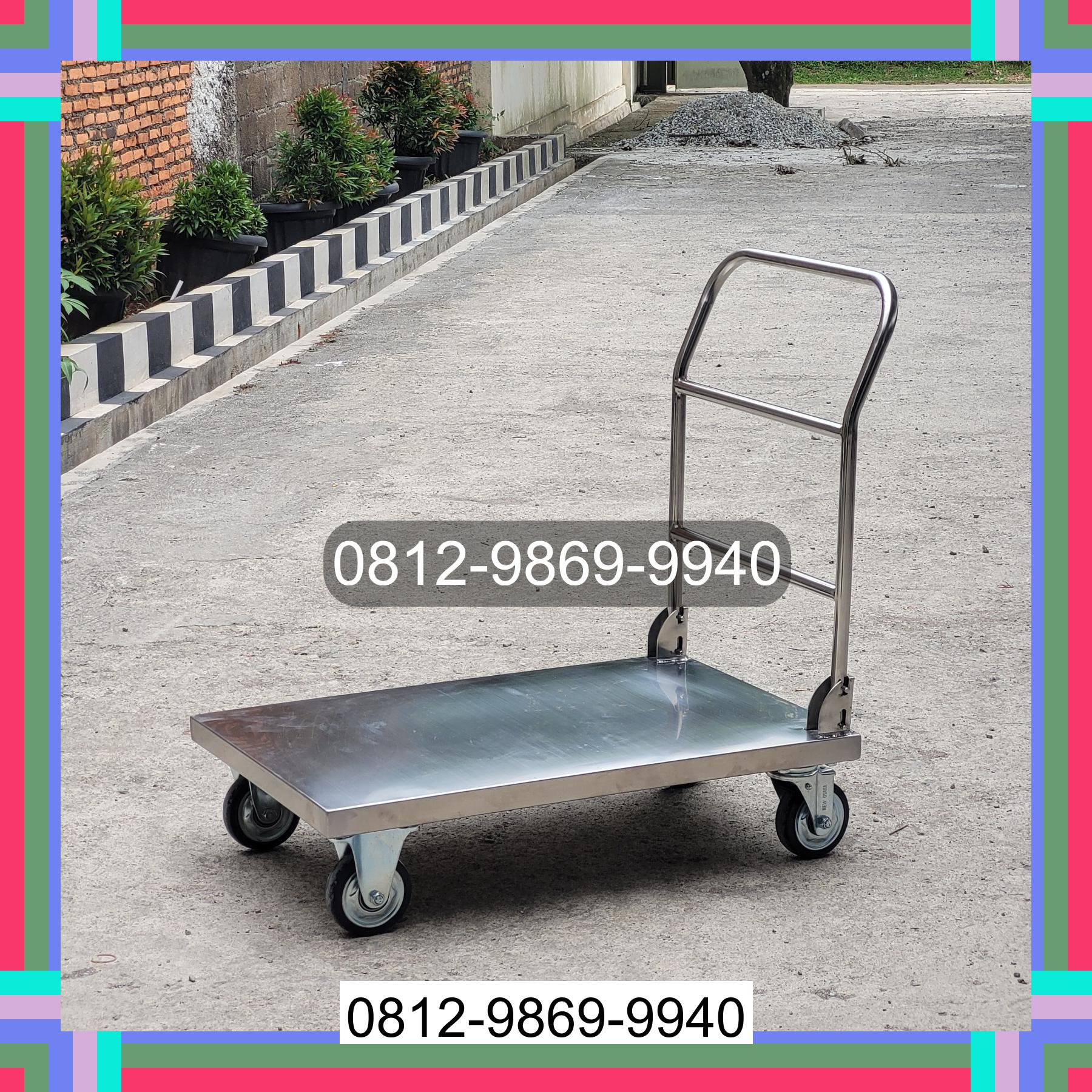 0812-9869-9940 Diskon Besar, Jual Handtruck Hand Truck 500 kgg & 300 kg | Troli Barang | Troli lipat | Troli angkut Blora