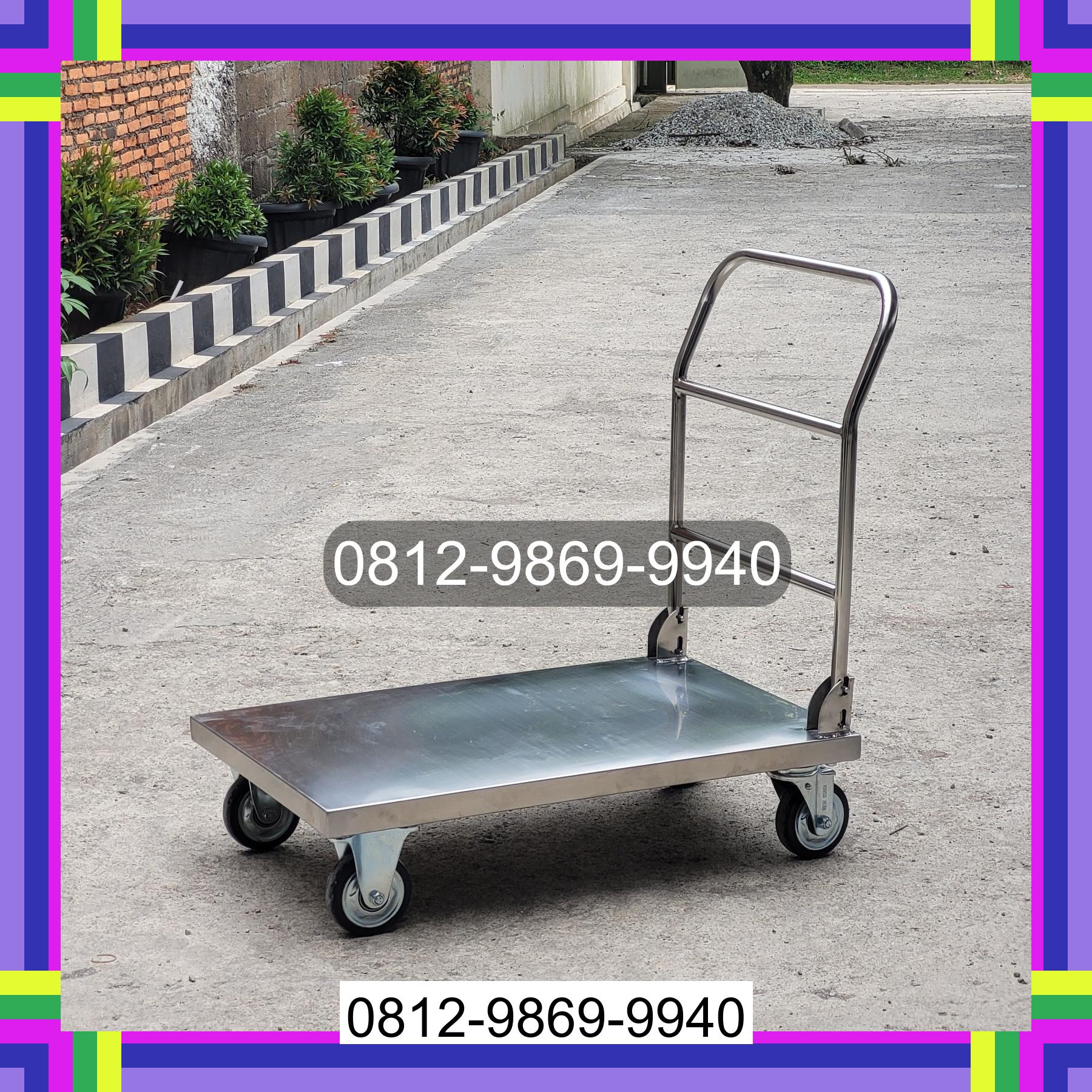 0812-9869-9940 Diskon Besar, Jual Handtruck Hand Truck 500 kgg & 300 kg | Troli Barang | Troli lipat | Troli angkut Bone