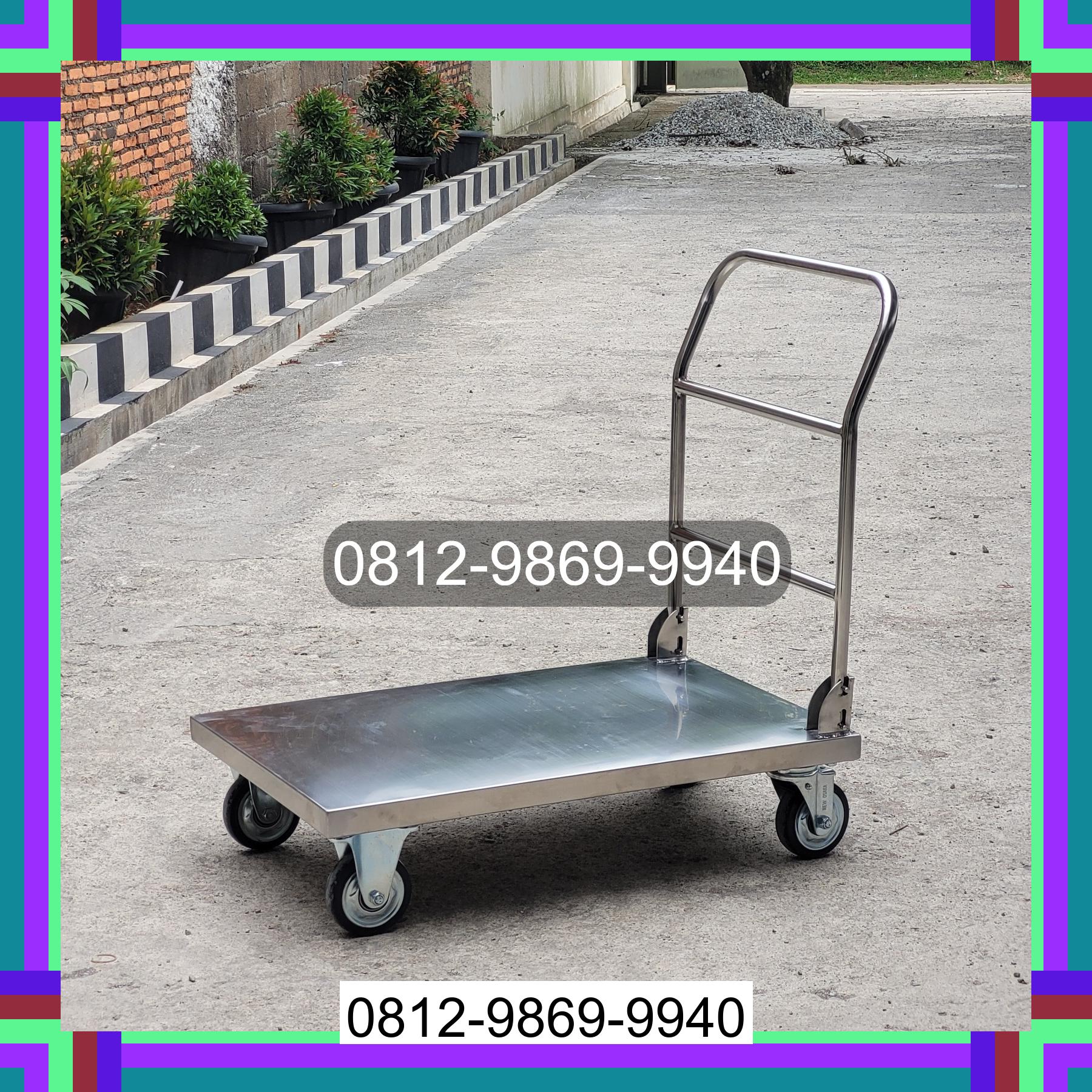 0812-9869-9940 Diskon Besar, Jual Handtruck Hand Truck 500 kgg & 300 kg | Troli Barang | Troli lipat | Troli angkut Bontoharu