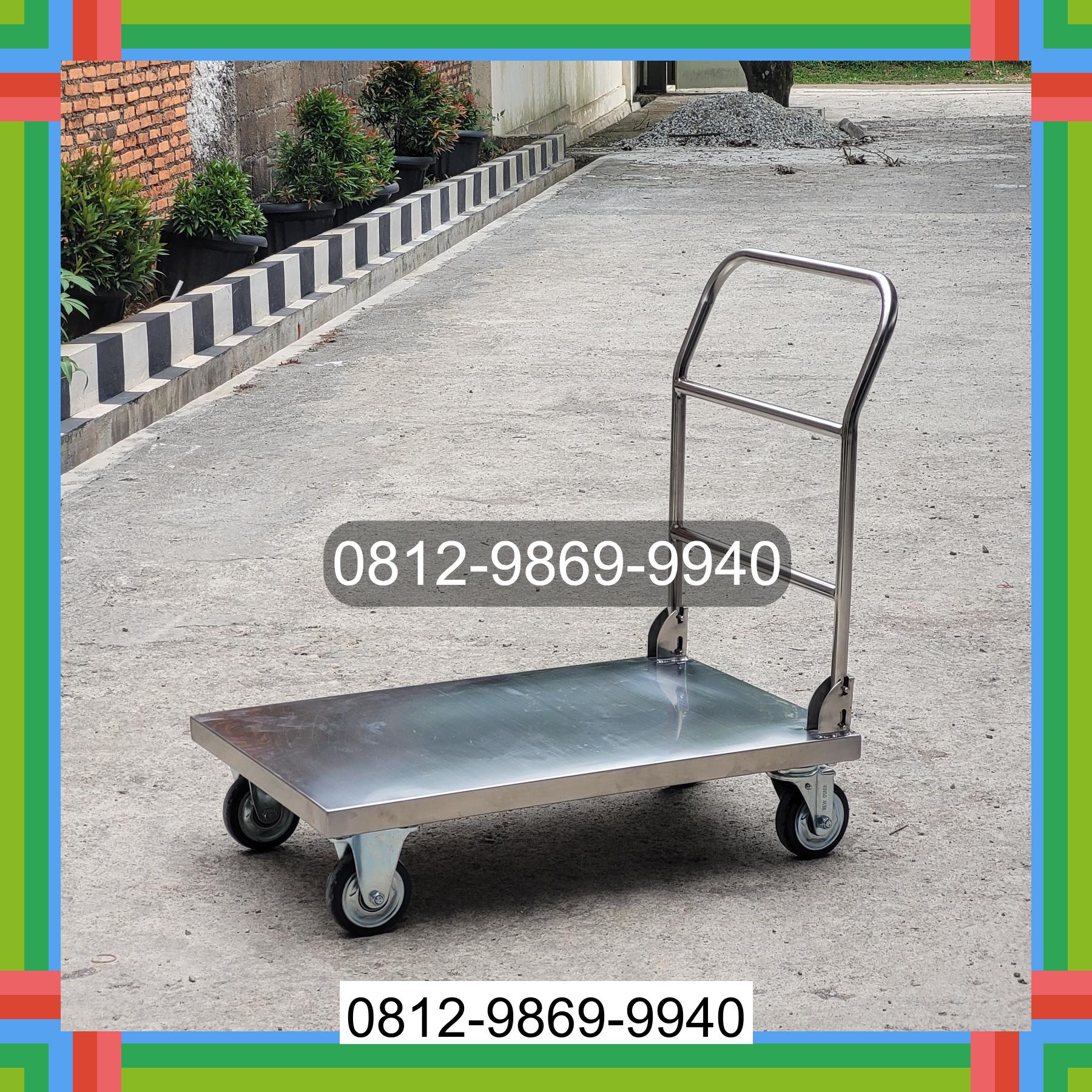 0812-9869-9940 Diskon Besar, Jual Handtruck Hand Truck 500 kgg & 300 kg | Troli Barang | Troli lipat | Troli angkut Buton Selatan