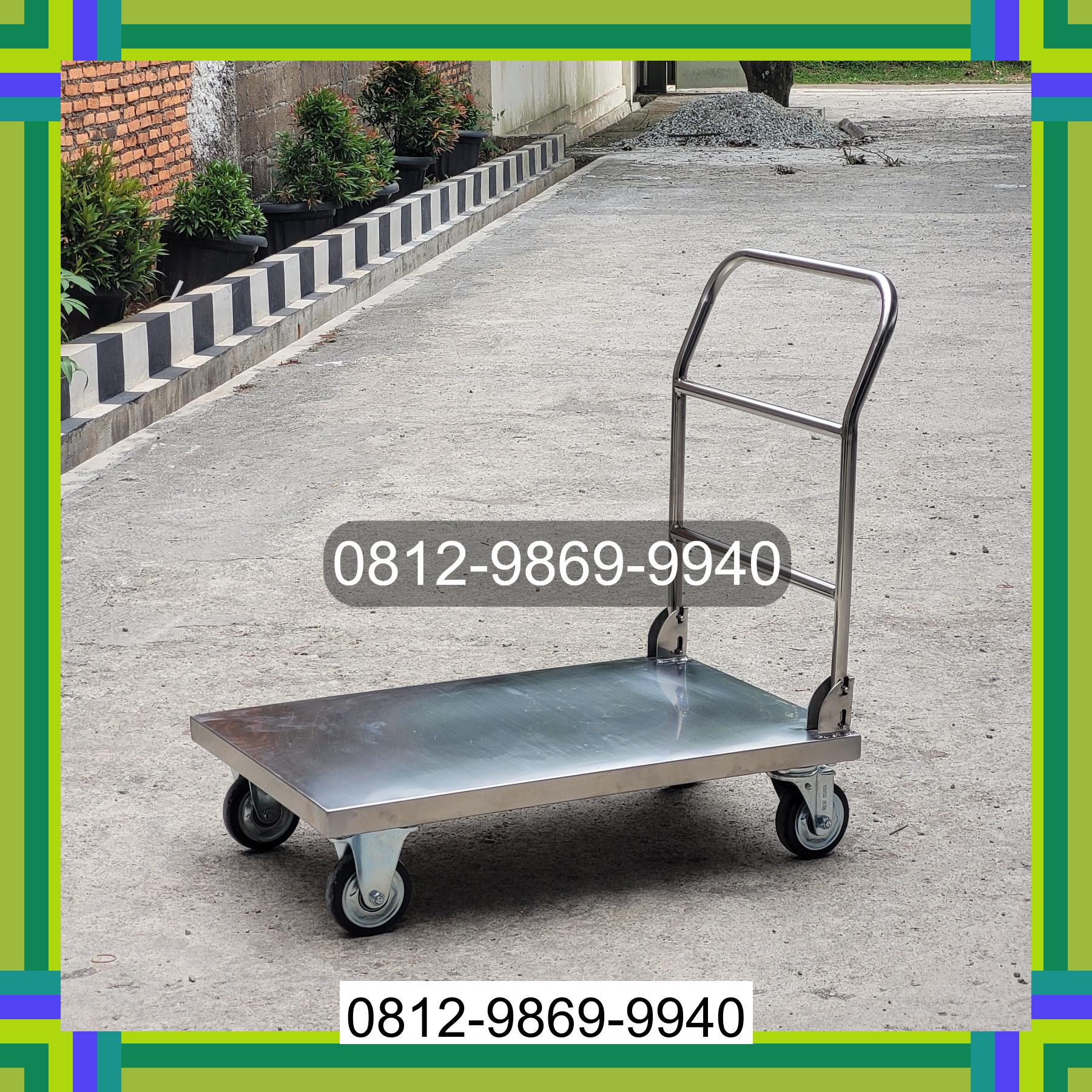 0812-9869-9940 Diskon Besar, Jual Handtruck Hand Truck 500 kgg & 300 kg | Troli Barang | Troli lipat | Troli angkut Cambai