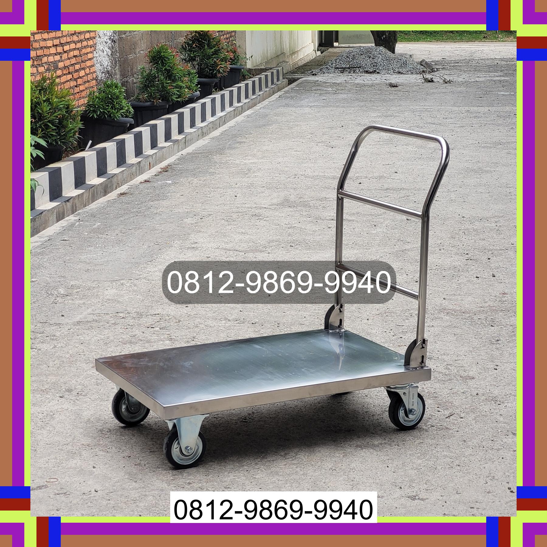 0812-9869-9940 Diskon Besar, Jual Handtruck Hand Truck 500 kgg & 300 kg | Troli Barang | Troli lipat | Troli angkut Darul Hikmah