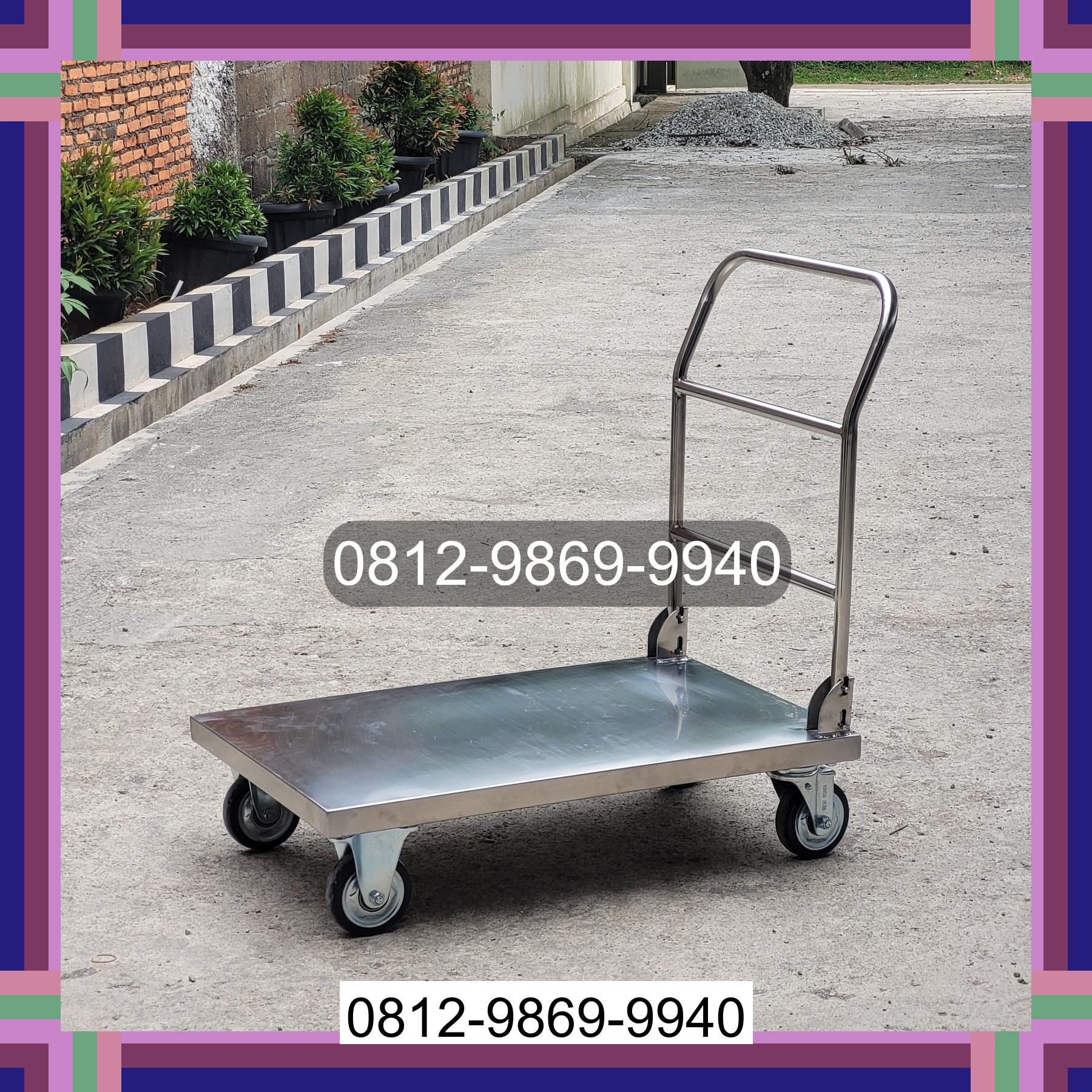 0812-9869-9940 Diskon Besar, Jual Handtruck Hand Truck 500 kgg & 300 kg | Troli Barang | Troli lipat | Troli angkut Gajah Putih