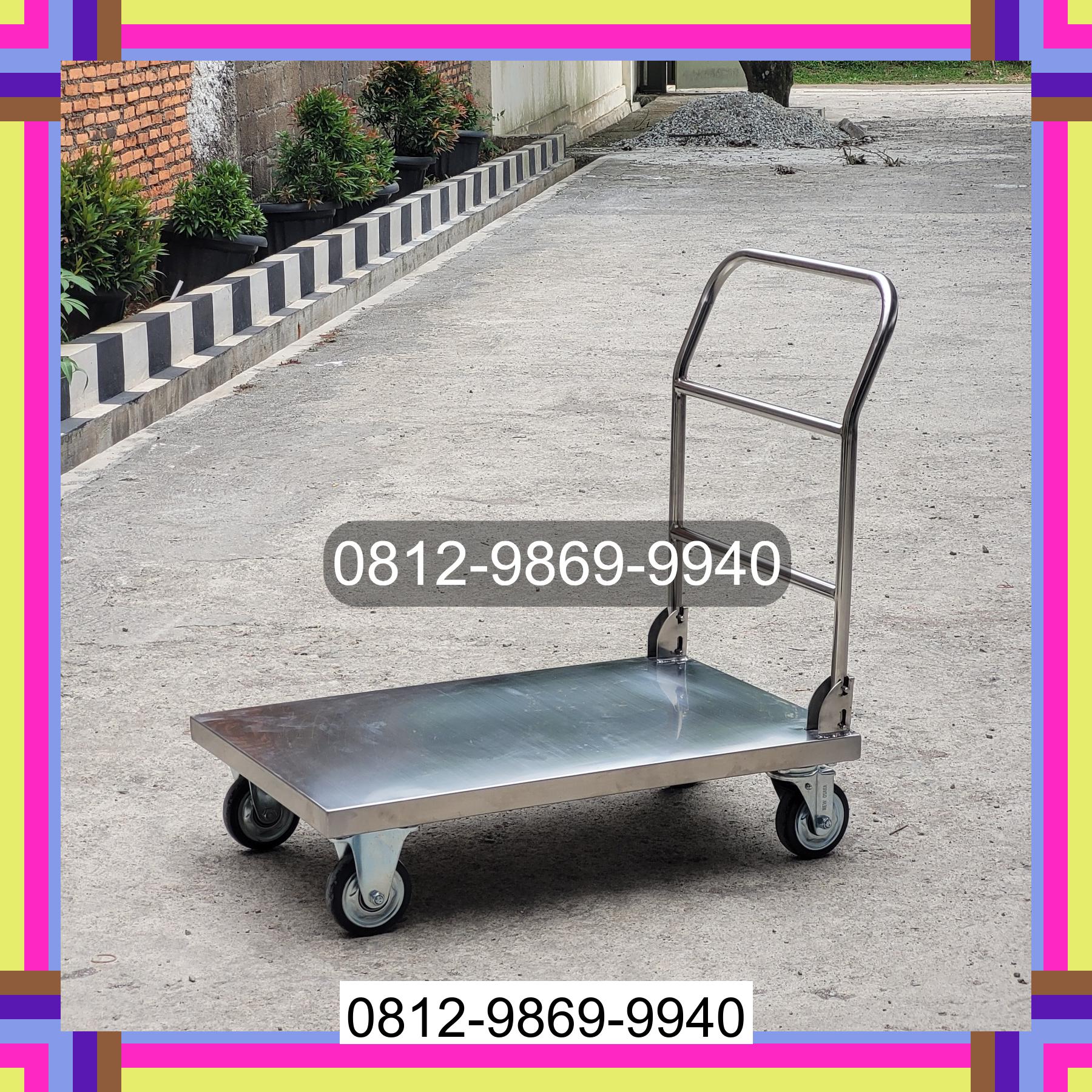 0812-9869-9940 Diskon Besar, Jual Handtruck Hand Truck 500 kgg & 300 kg | Troli Barang | Troli lipat | Troli angkut Gunung Malela