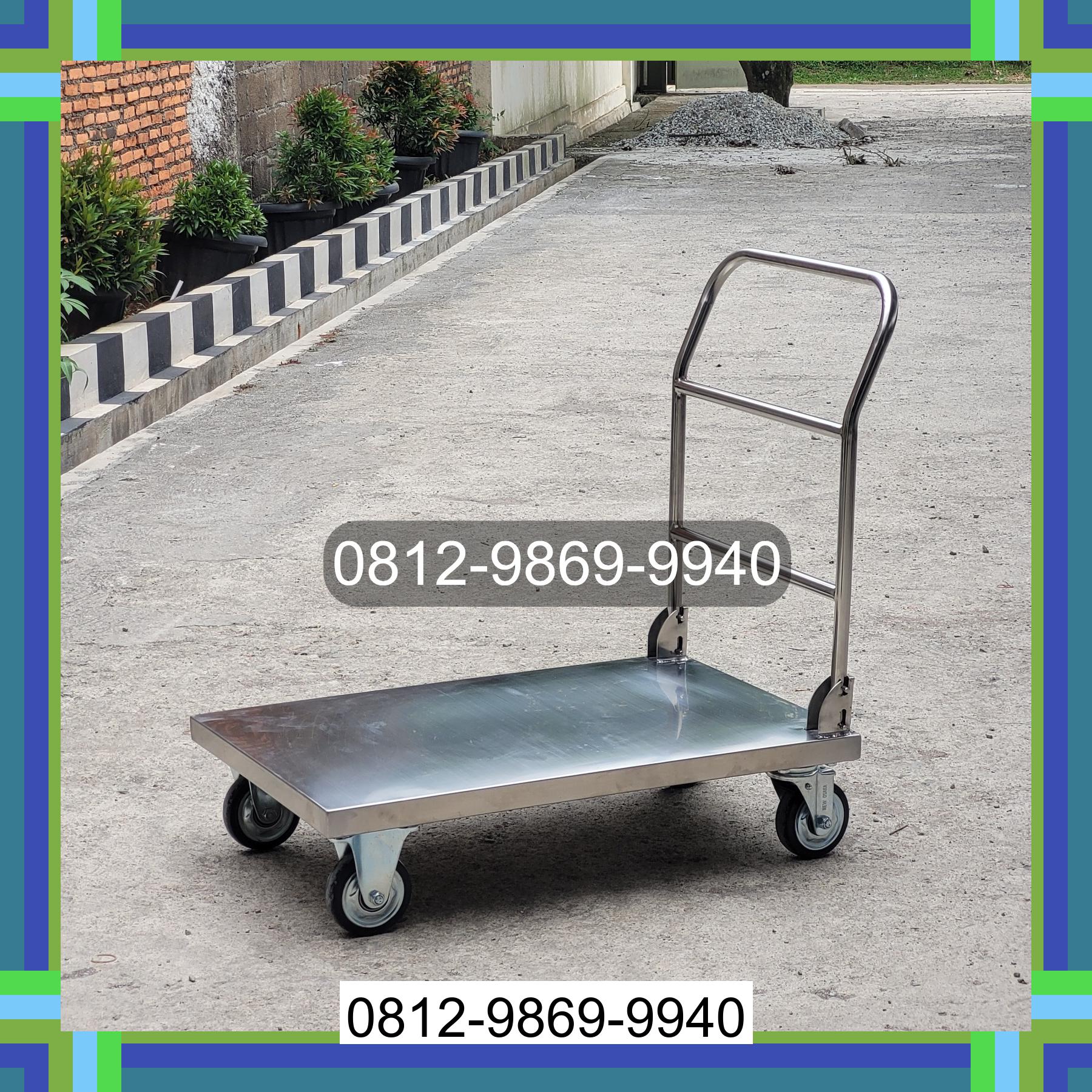 0812-9869-9940 Diskon Besar, Jual Handtruck Hand Truck 500 kgg & 300 kg | Troli Barang | Troli lipat | Troli angkut Gunungsitoli Barat