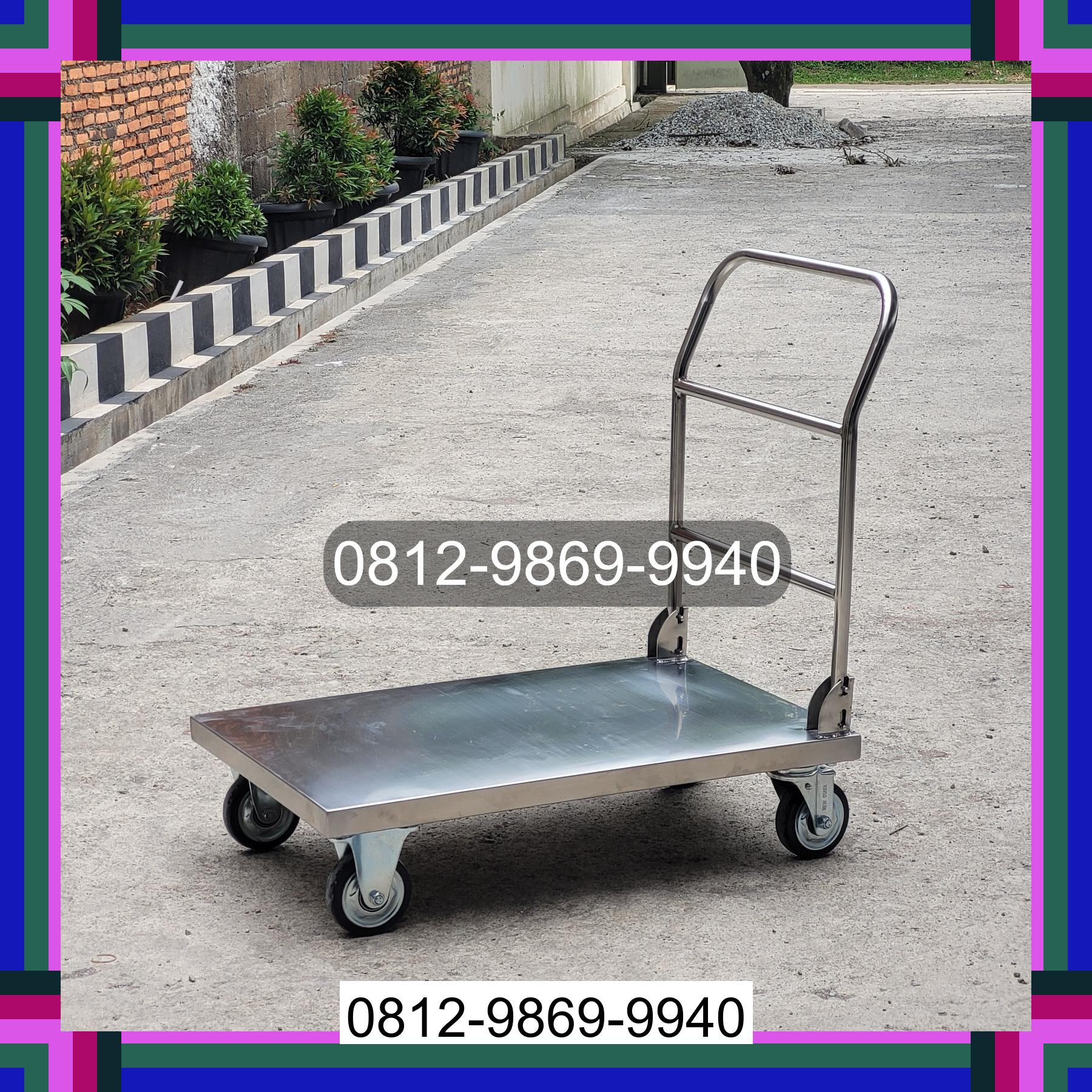 0812-9869-9940 Diskon Besar, Jual Handtruck Hand Truck 500 kgg & 300 kg | Troli Barang | Troli lipat | Troli angkut Halmahera Timur