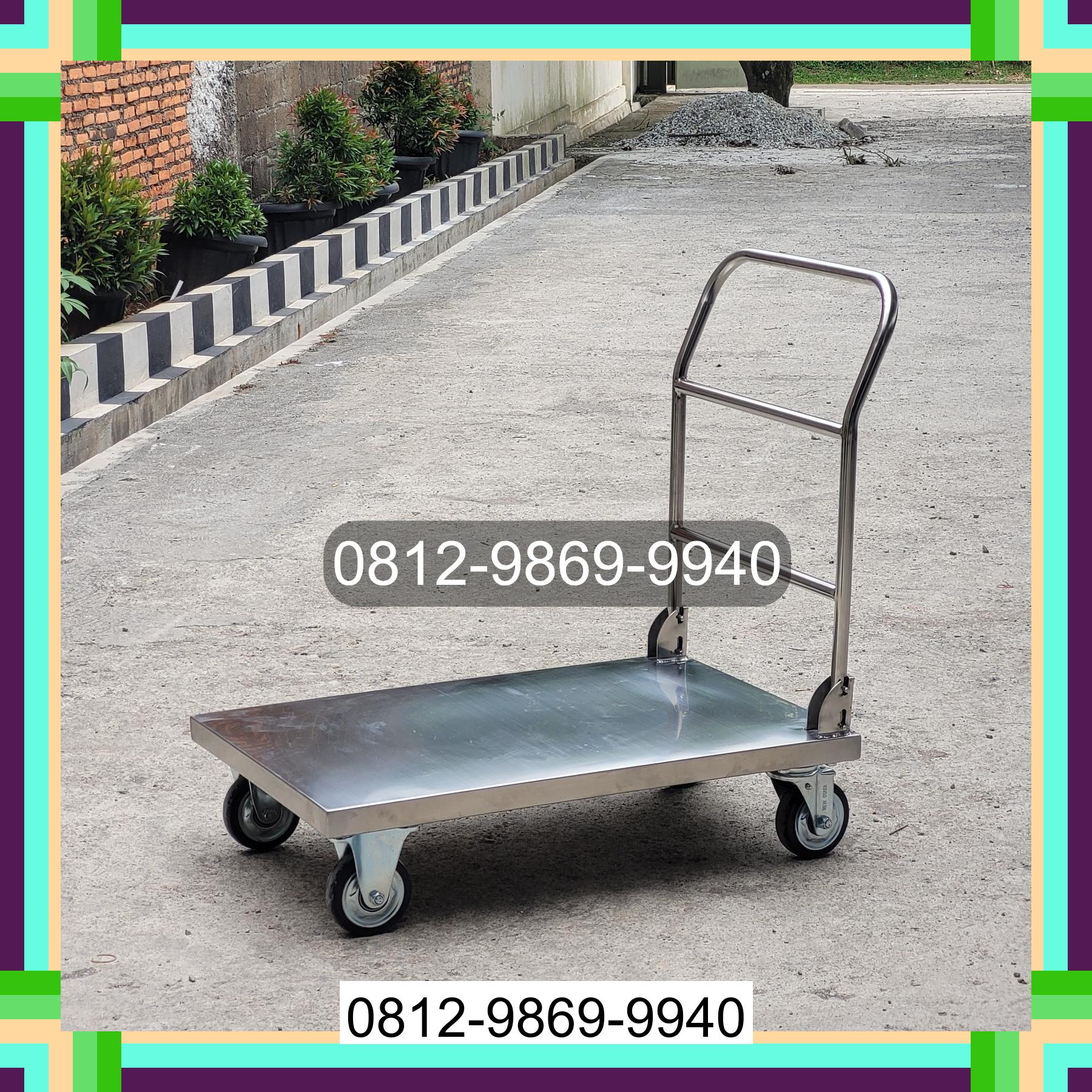 0812-9869-9940 Diskon Besar, Jual Handtruck Hand Truck 500 kgg & 300 kg | Troli Barang | Troli lipat | Troli angkut Hulu Sungai Selatan
