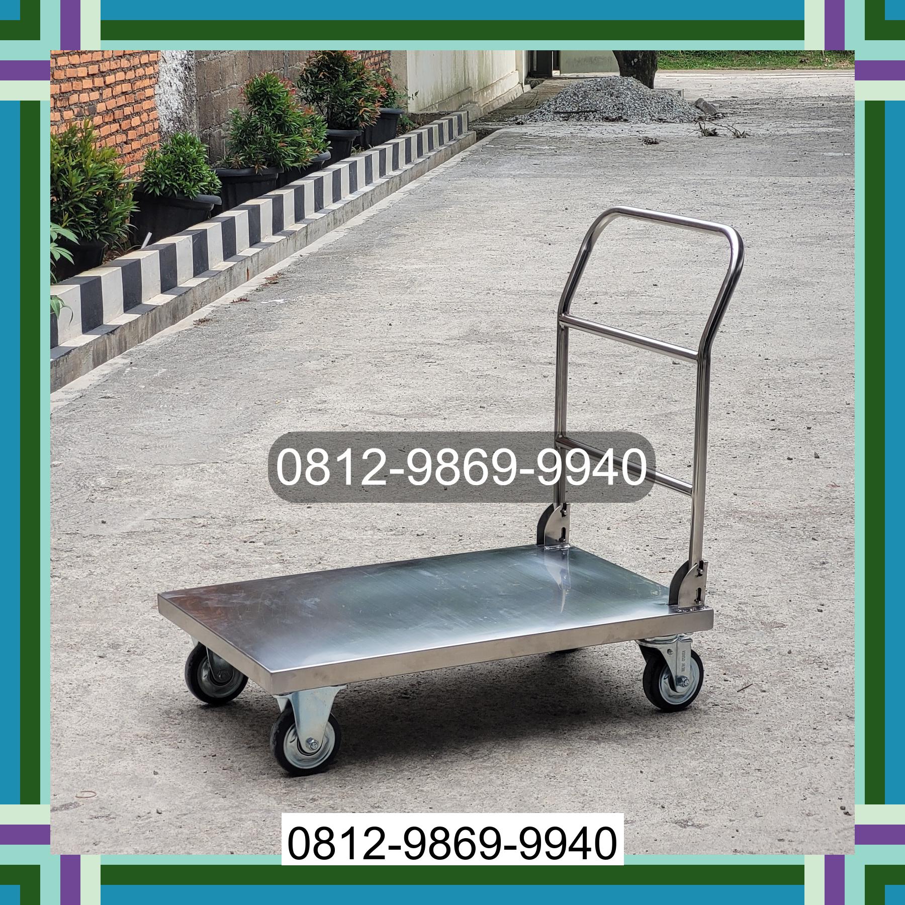 0812-9869-9940 Diskon Besar, Jual Handtruck Hand Truck 500 kgg & 300 kg | Troli Barang | Troli lipat | Troli angkut Indragiri Hilir