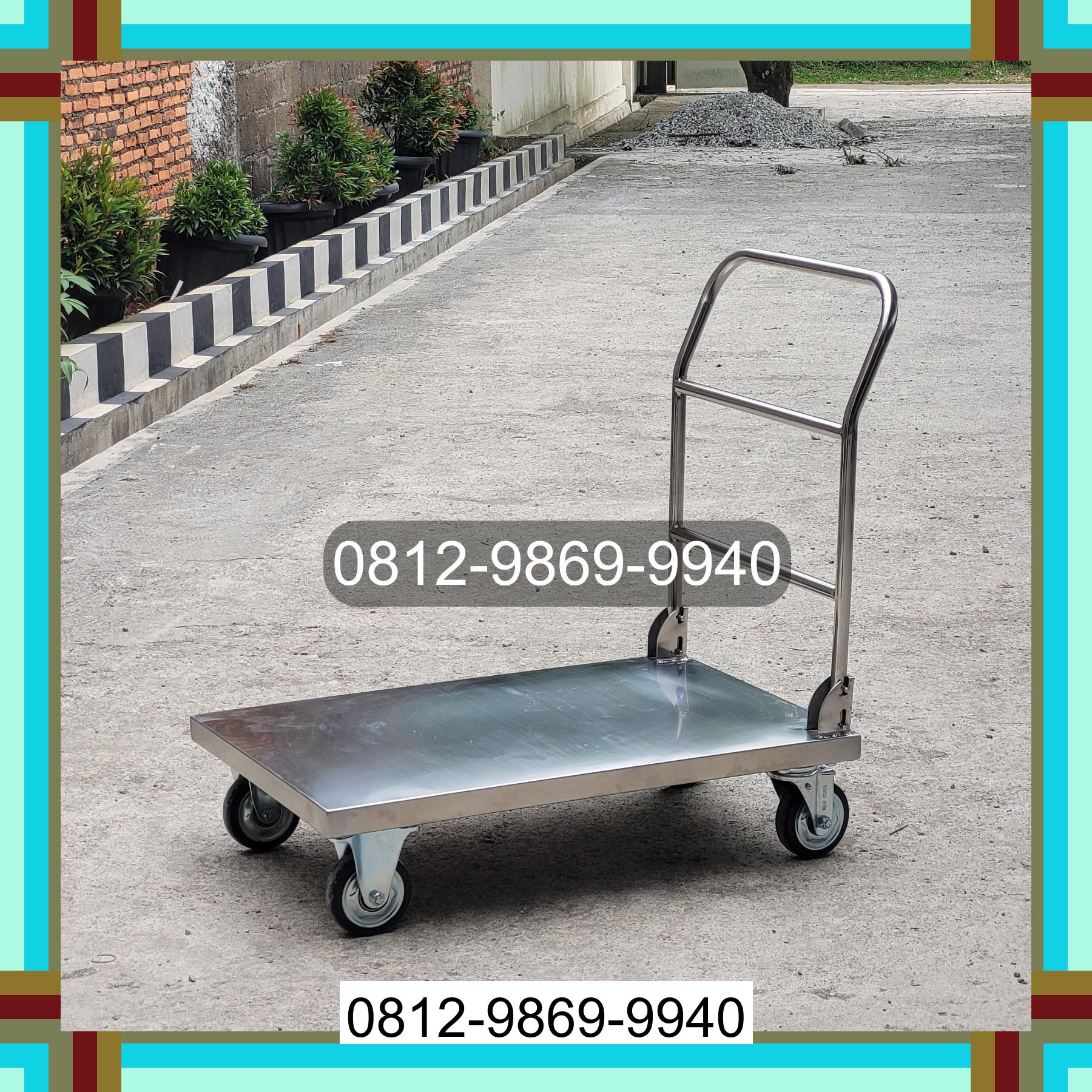 0812-9869-9940 Diskon Besar, Jual Handtruck Hand Truck 500 kgg & 300 kg | Troli Barang | Troli lipat | Troli angkut Jeunieb