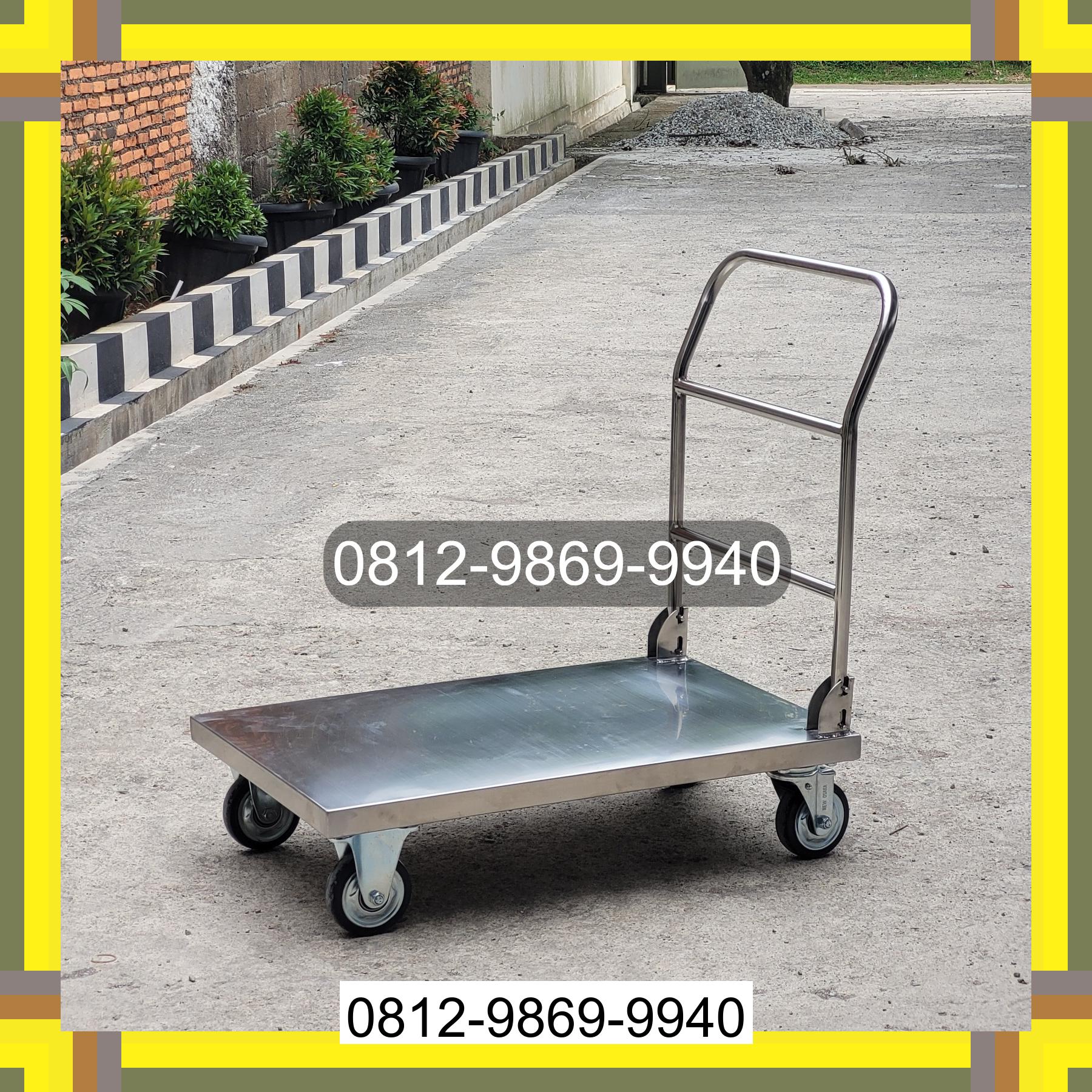 0812-9869-9940 Diskon Besar, Jual Handtruck Hand Truck 500 kgg & 300 kg | Troli Barang | Troli lipat | Troli angkut Juntinyuat