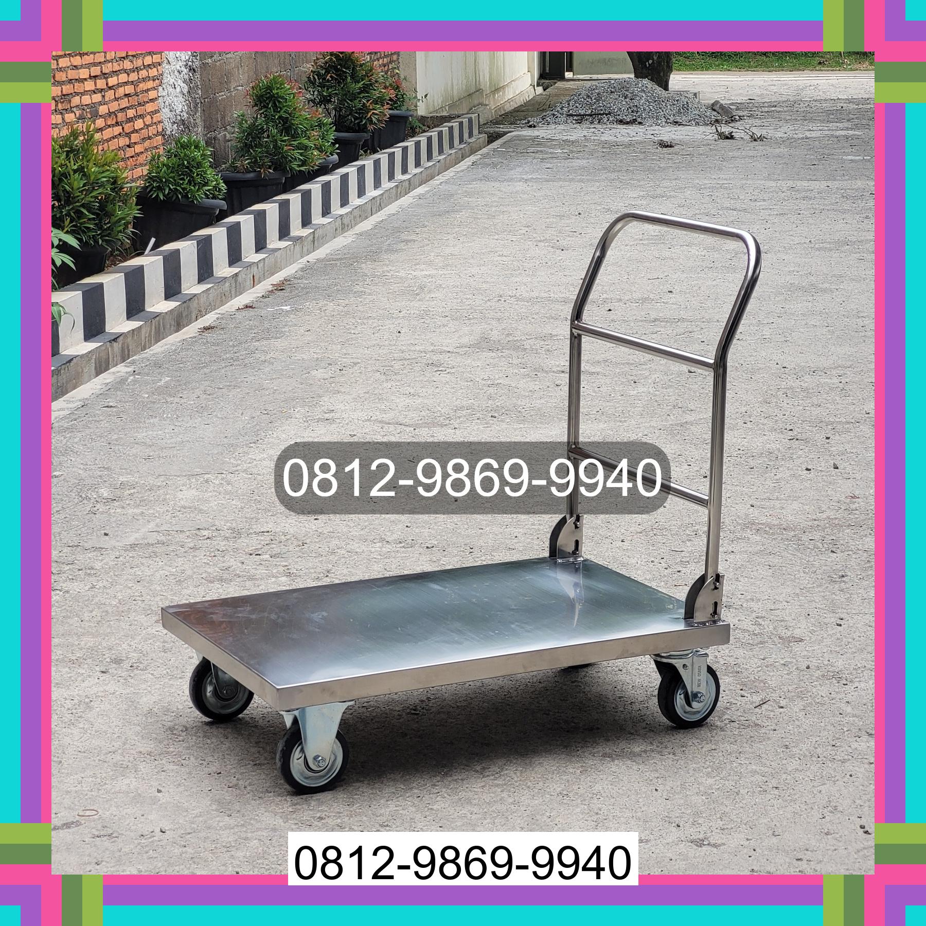 0812-9869-9940 Diskon Besar, Jual Handtruck Hand Truck 500 kgg & 300 kg | Troli Barang | Troli lipat | Troli angkut Kampung Rakyat