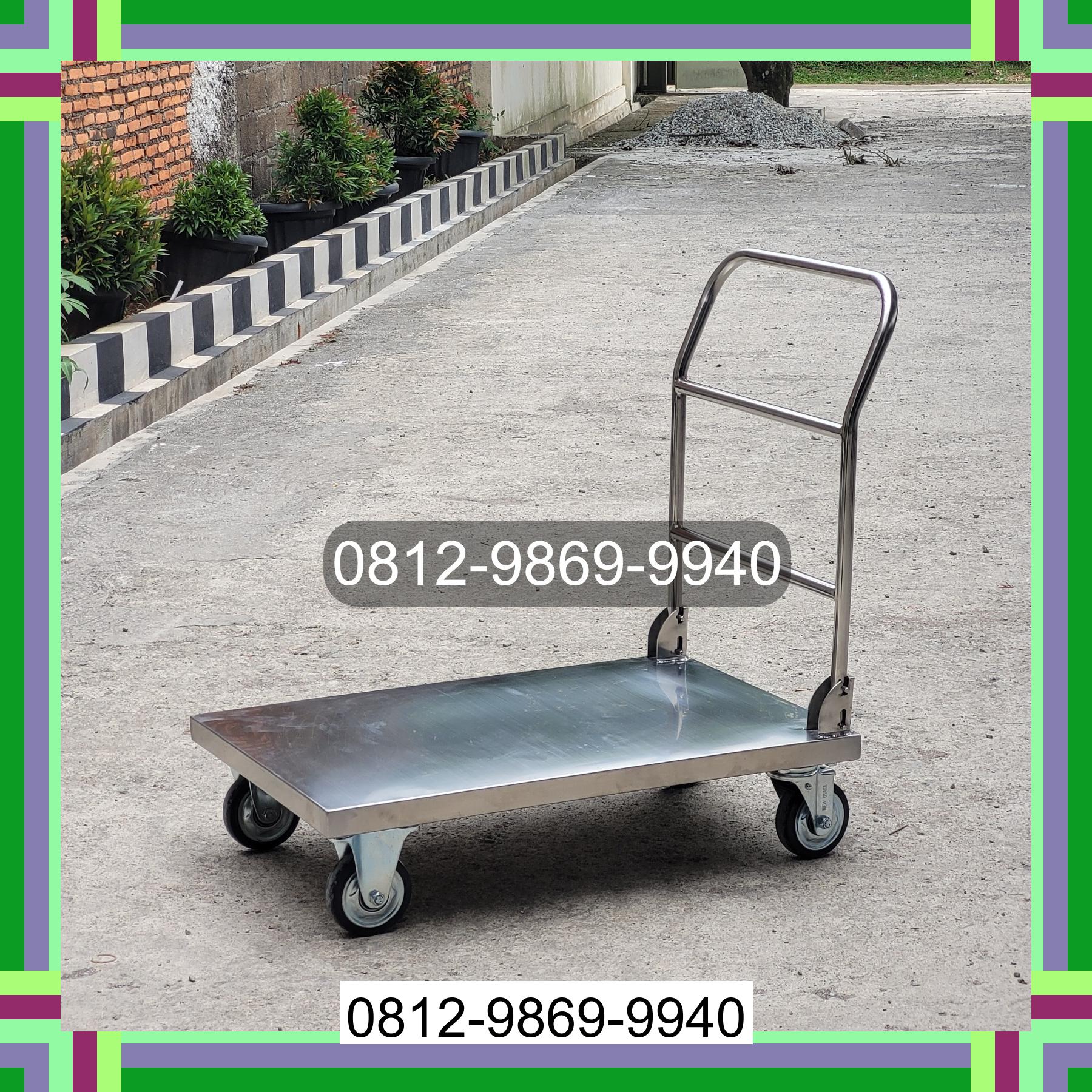 0812-9869-9940 Diskon Besar, Jual Handtruck Hand Truck 500 kgg & 300 kg | Troli Barang | Troli lipat | Troli angkut Karang Jaya