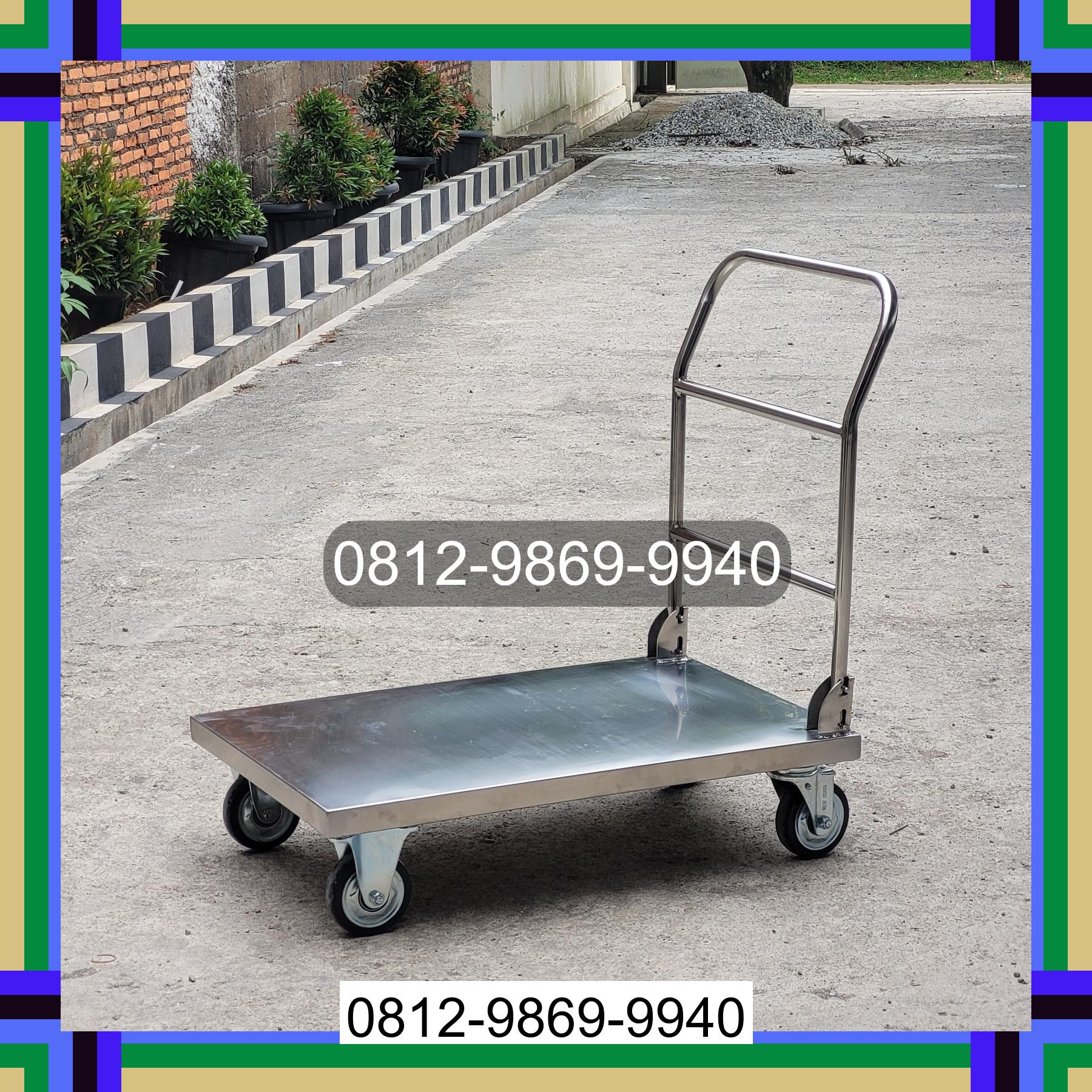 0812-9869-9940 Diskon Besar, Jual Handtruck Hand Truck 500 kgg & 300 kg | Troli Barang | Troli lipat | Troli angkut Katingan