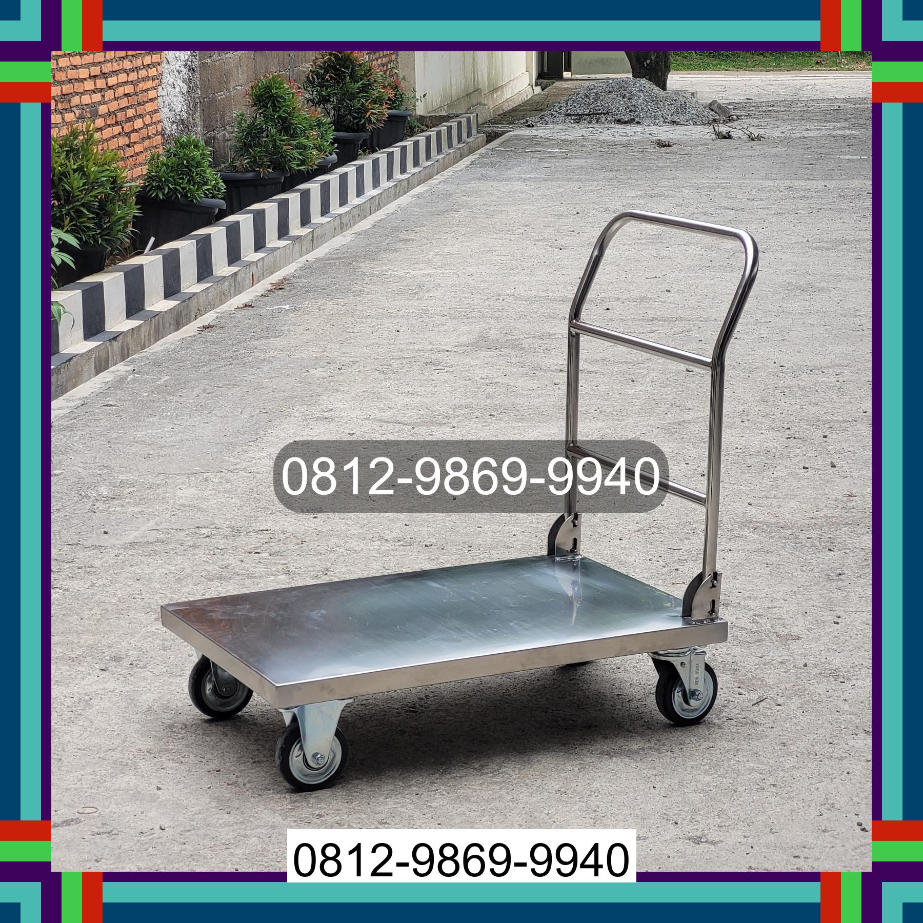 0812-9869-9940 Diskon Besar, Jual Handtruck Hand Truck 500 kgg & 300 kg | Troli Barang | Troli lipat | Troli angkut Kelua