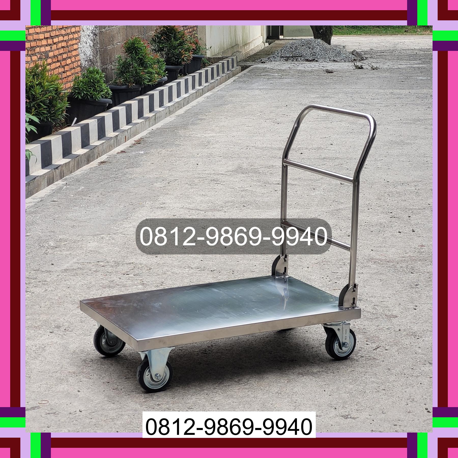 0812-9869-9940 Diskon Besar, Jual Handtruck Hand Truck 500 kgg & 300 kg | Troli Barang | Troli lipat | Troli angkut Kendari