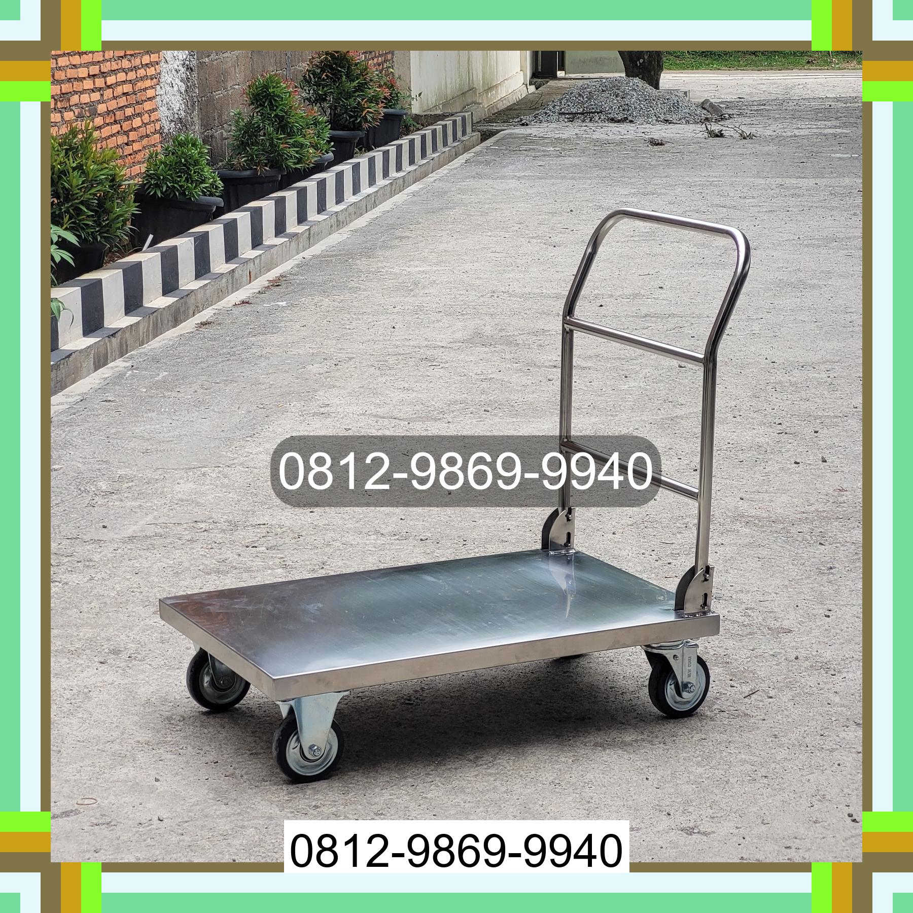0812-9869-9940 Diskon Besar, Jual Handtruck Hand Truck 500 kgg & 300 kg | Troli Barang | Troli lipat | Troli angkut Kluet Timur