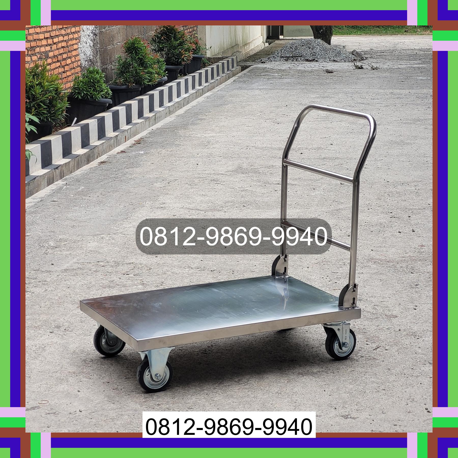 0812-9869-9940 Diskon Besar, Jual Handtruck Hand Truck 500 kgg & 300 kg | Troli Barang | Troli lipat | Troli angkut Kolaka Timur