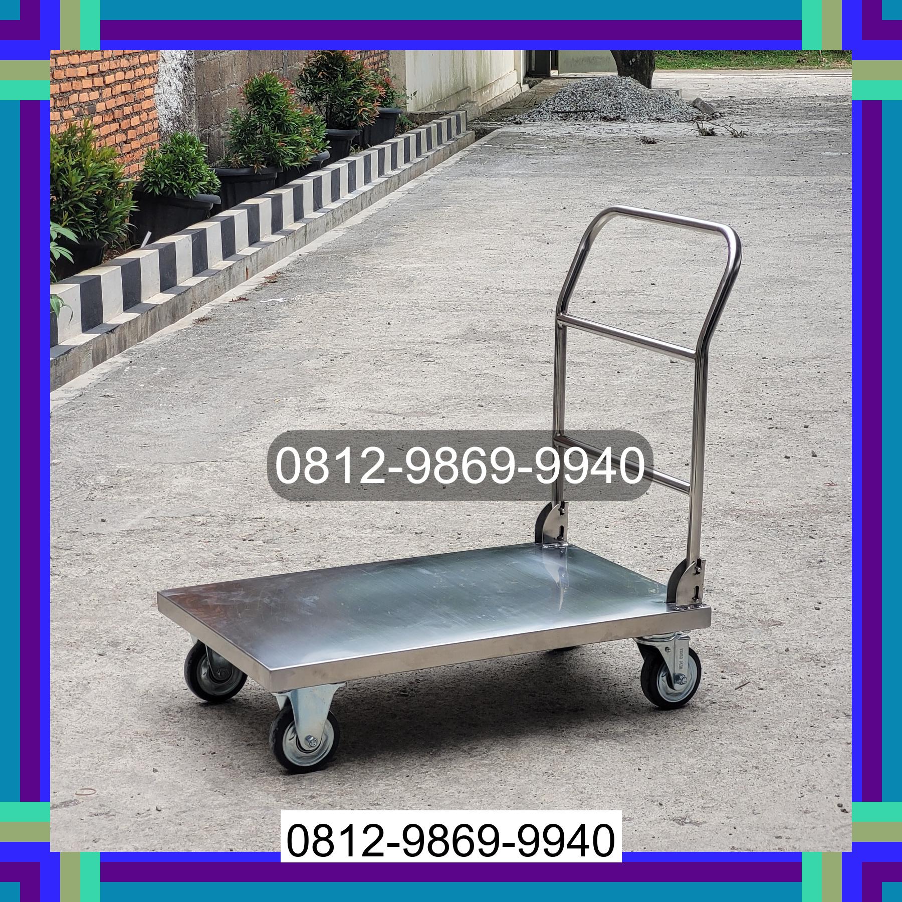 0812-9869-9940 Diskon Besar, Jual Handtruck Hand Truck 500 kgg & 300 kg | Troli Barang | Troli lipat | Troli angkut Kolaka Utara