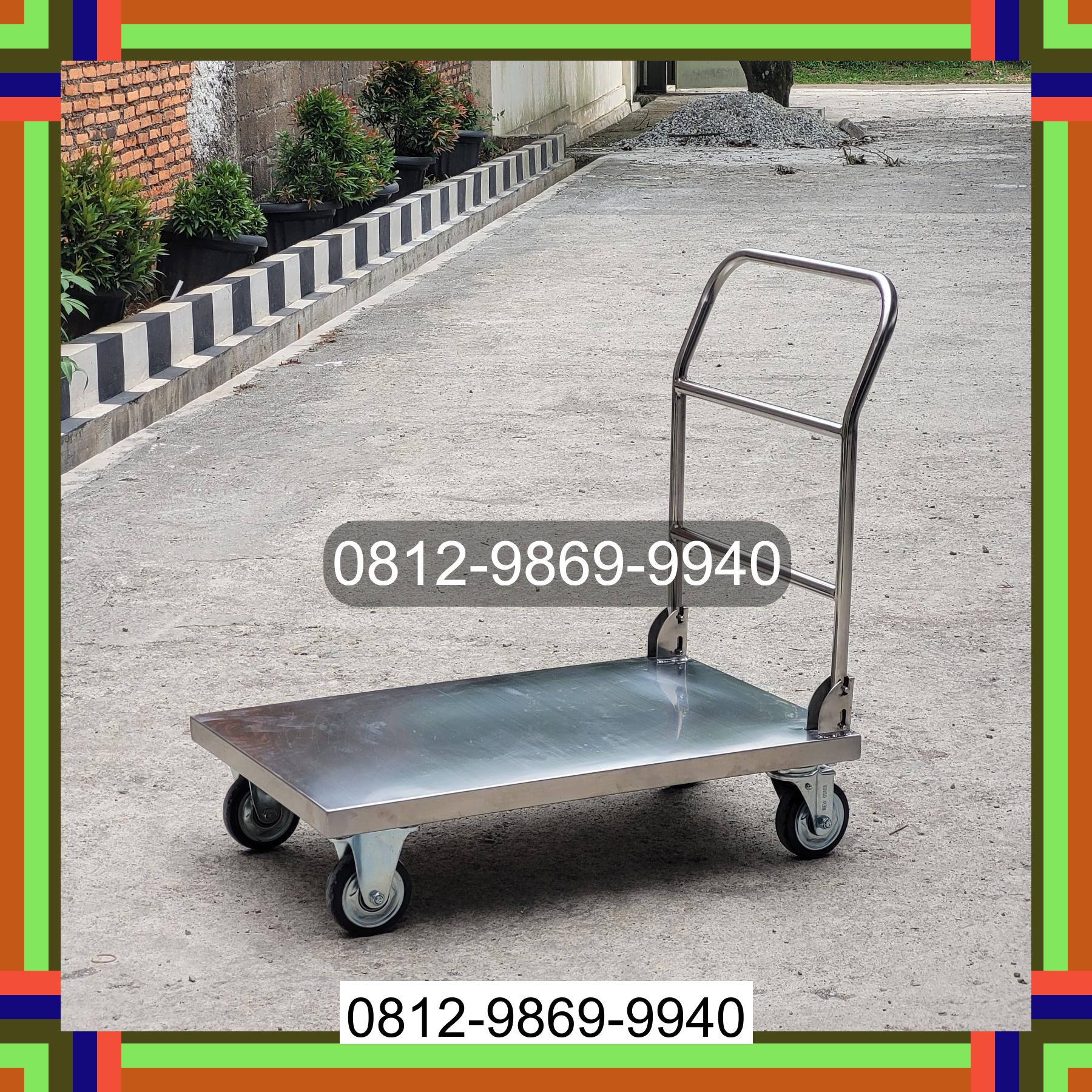 0812-9869-9940 Diskon Besar, Jual Handtruck Hand Truck 500 kgg & 300 kg | Troli Barang | Troli lipat | Troli angkut Kota Bahagia