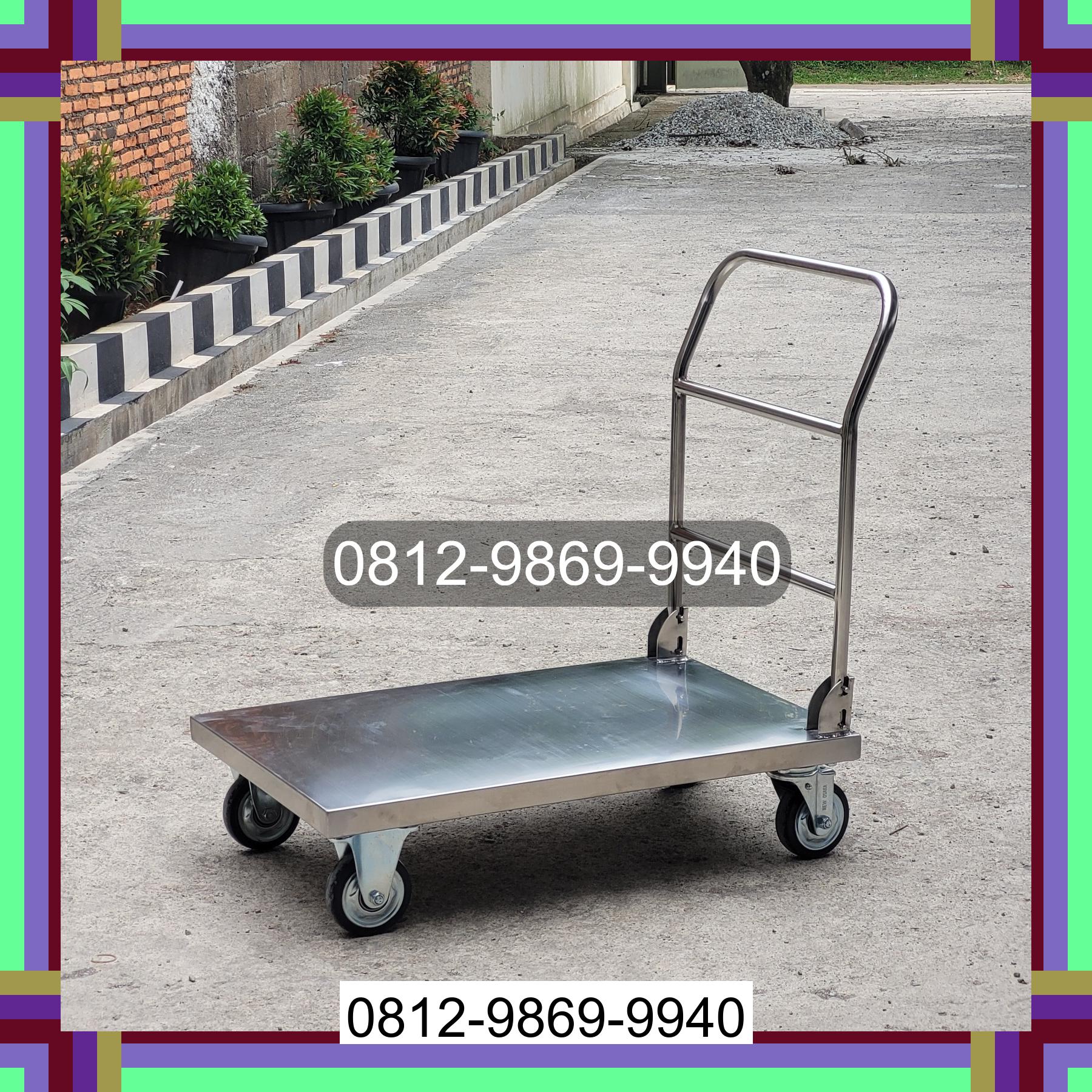 0812-9869-9940 Diskon Besar, Jual Handtruck Hand Truck 500 kgg & 300 kg | Troli Barang | Troli lipat | Troli angkut Kupang