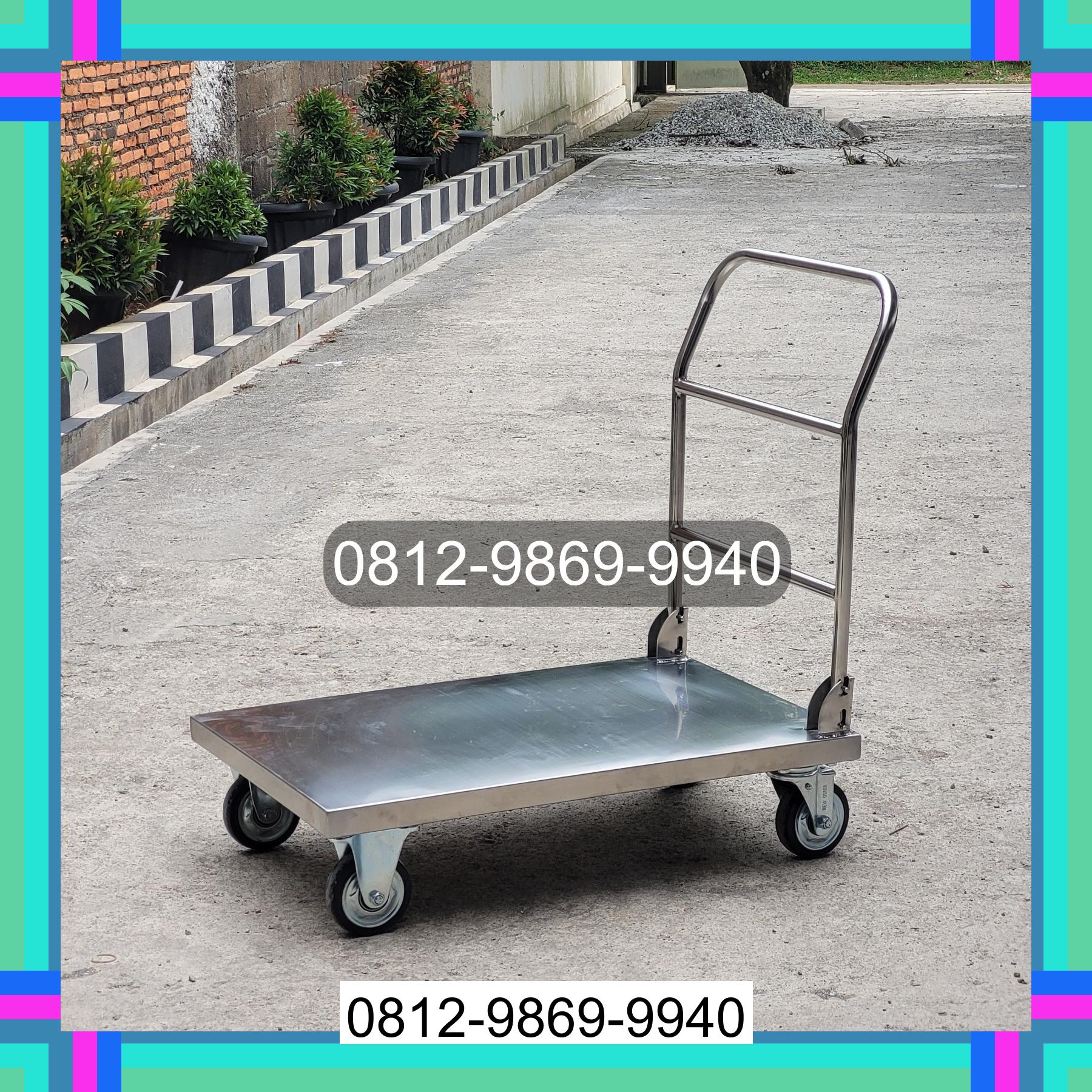 0812-9869-9940 Diskon Besar, Jual Handtruck Hand Truck 500 kgg & 300 kg | Troli Barang | Troli lipat | Troli angkut Lampung Selatan