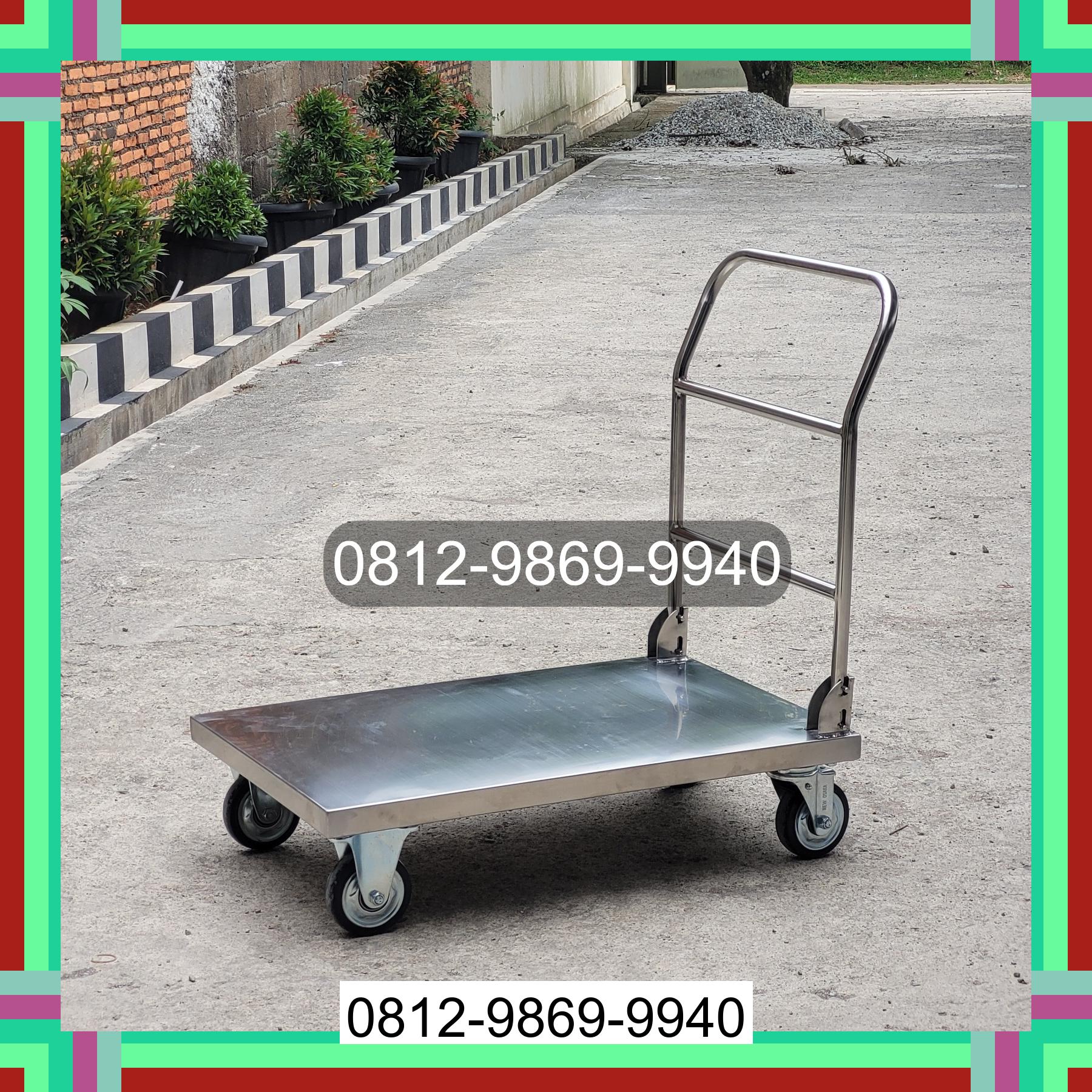 0812-9869-9940 Diskon Besar, Jual Handtruck Hand Truck 500 kgg & 300 kg | Troli Barang | Troli lipat | Troli angkut Landu Leko