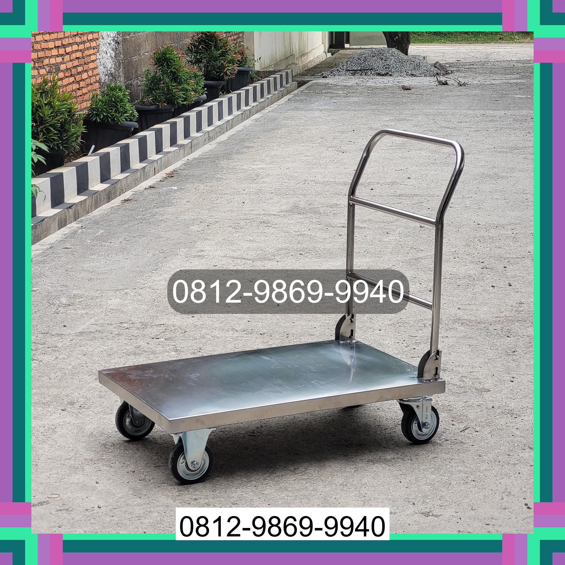 0812-9869-9940 Diskon Besar, Jual Handtruck Hand Truck 500 kgg & 300 kg | Troli Barang | Troli lipat | Troli angkut Langsa