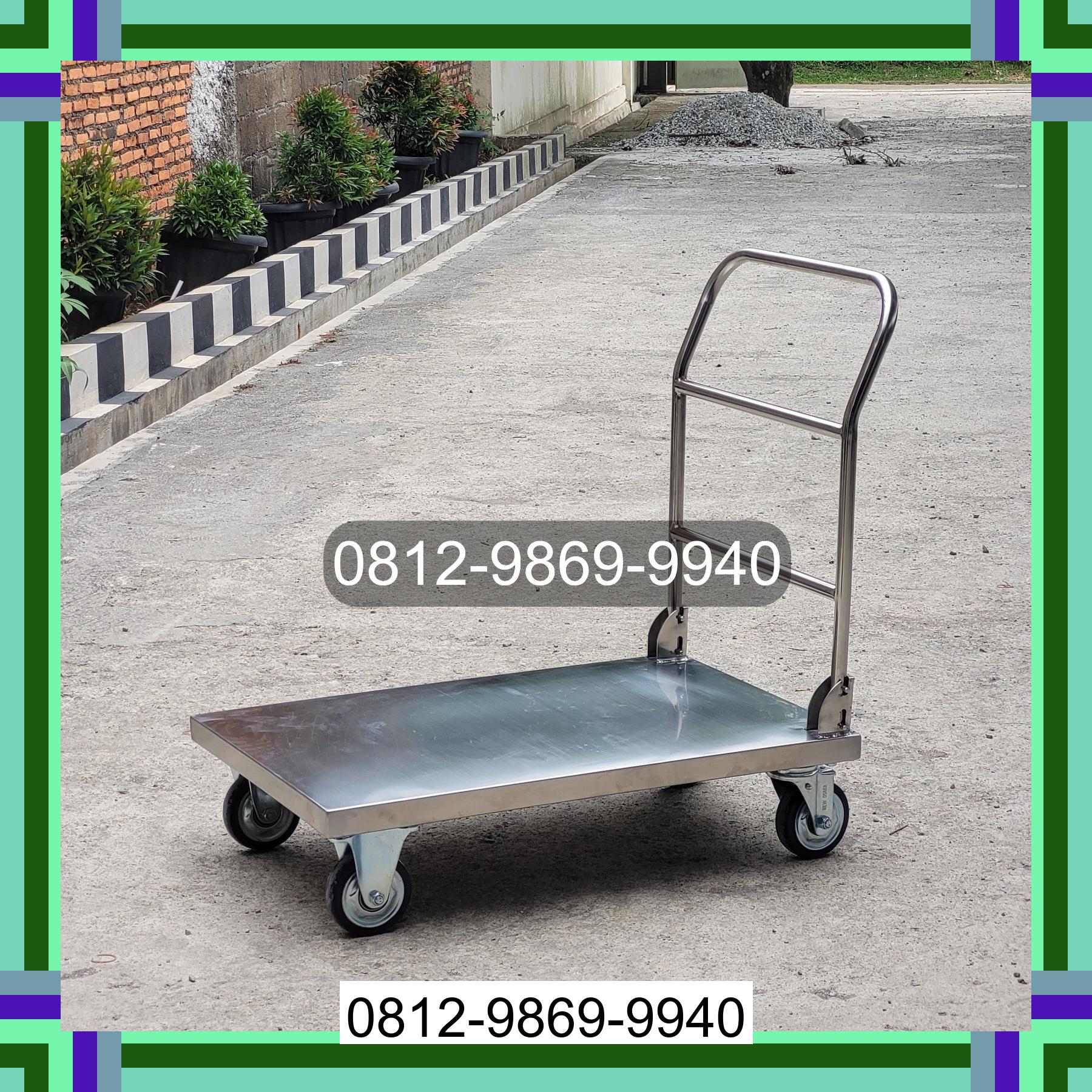 0812-9869-9940 Diskon Besar, Jual Handtruck Hand Truck 500 kgg & 300 kg | Troli Barang | Troli lipat | Troli angkut Lawang Wetan