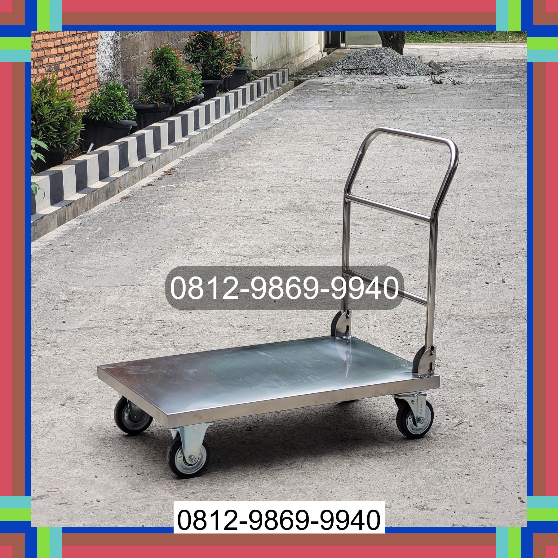 0812-9869-9940 Diskon Besar, Jual Handtruck Hand Truck 500 kgg & 300 kg | Troli Barang | Troli lipat | Troli angkut Lolofitu Moi