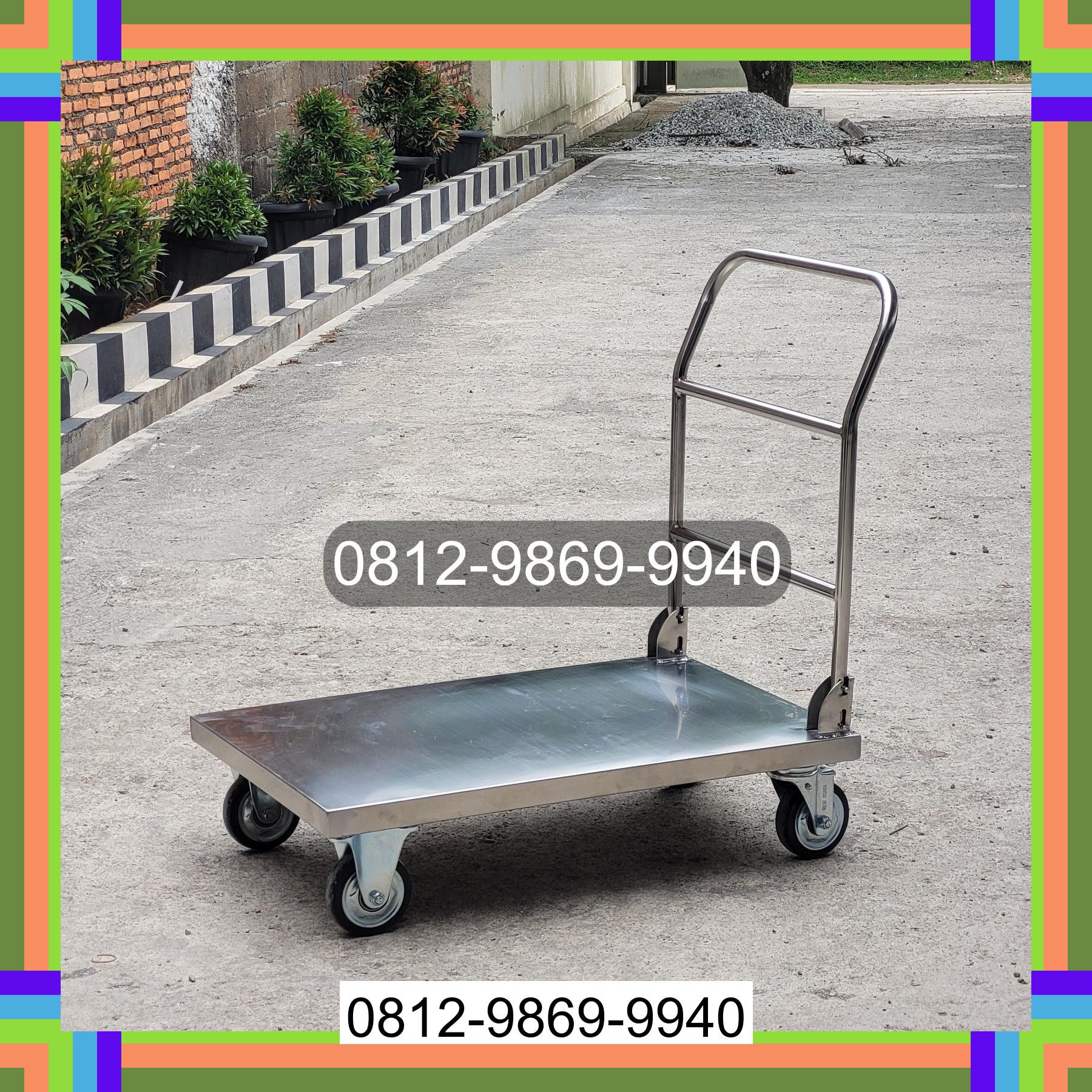 0812-9869-9940 Diskon Besar, Jual Handtruck Hand Truck 500 kgg & 300 kg | Troli Barang | Troli lipat | Troli angkut Lubuk Keliat