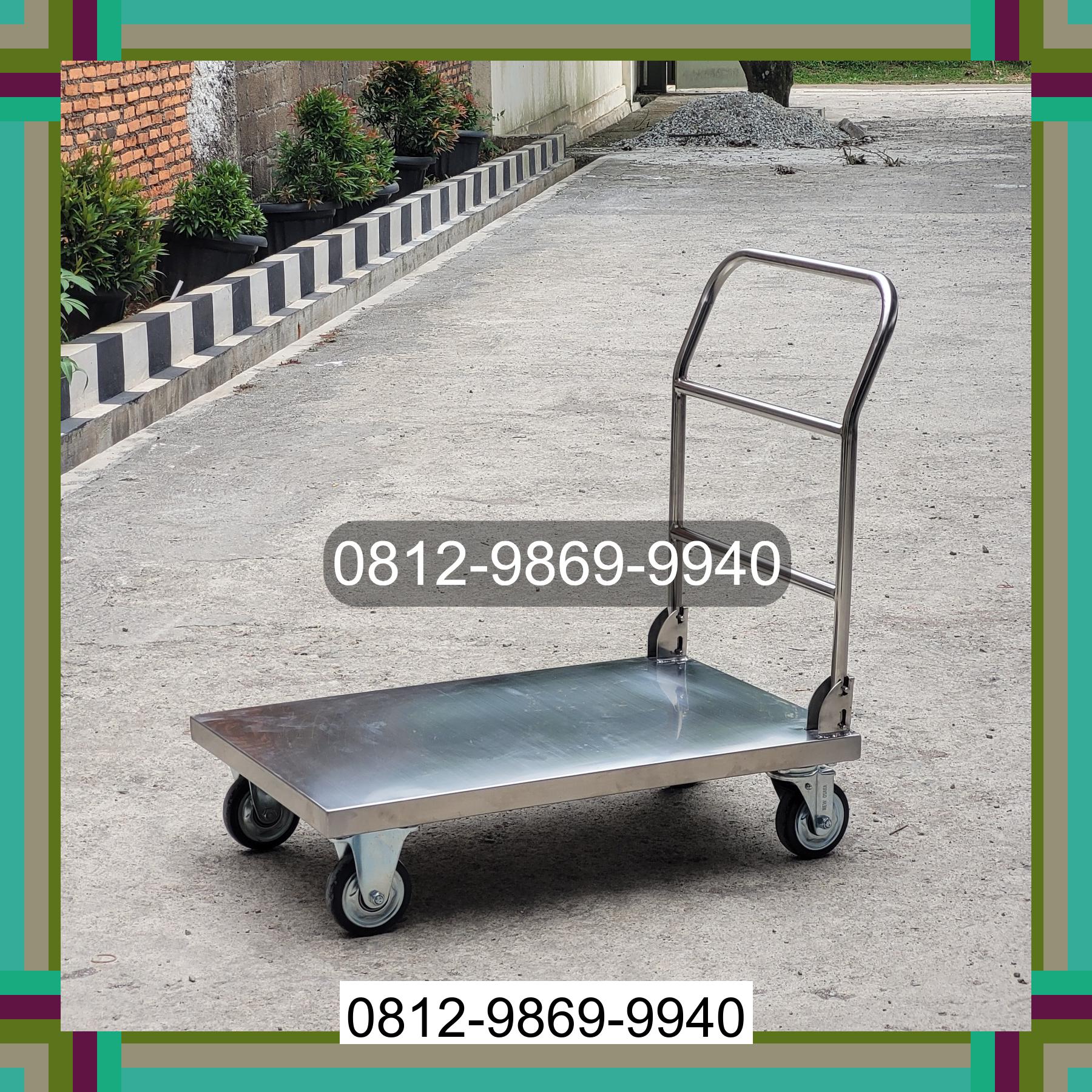 0812-9869-9940 Diskon Besar, Jual Handtruck Hand Truck 500 kgg & 300 kg | Troli Barang | Troli lipat | Troli angkut Luwu