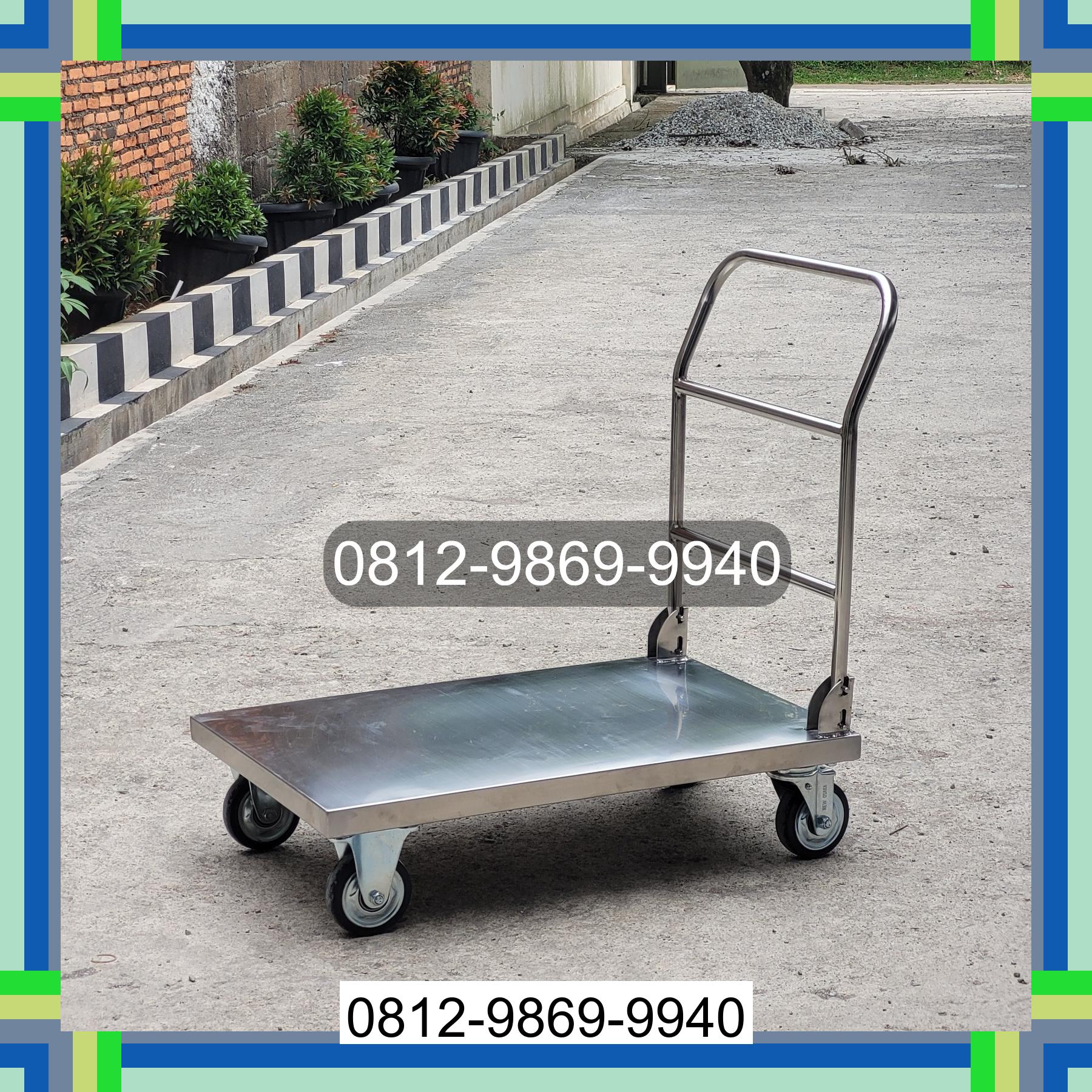 0812-9869-9940 Diskon Besar, Jual Handtruck Hand Truck 500 kgg & 300 kg | Troli Barang | Troli lipat | Troli angkut Madang Suku Ii