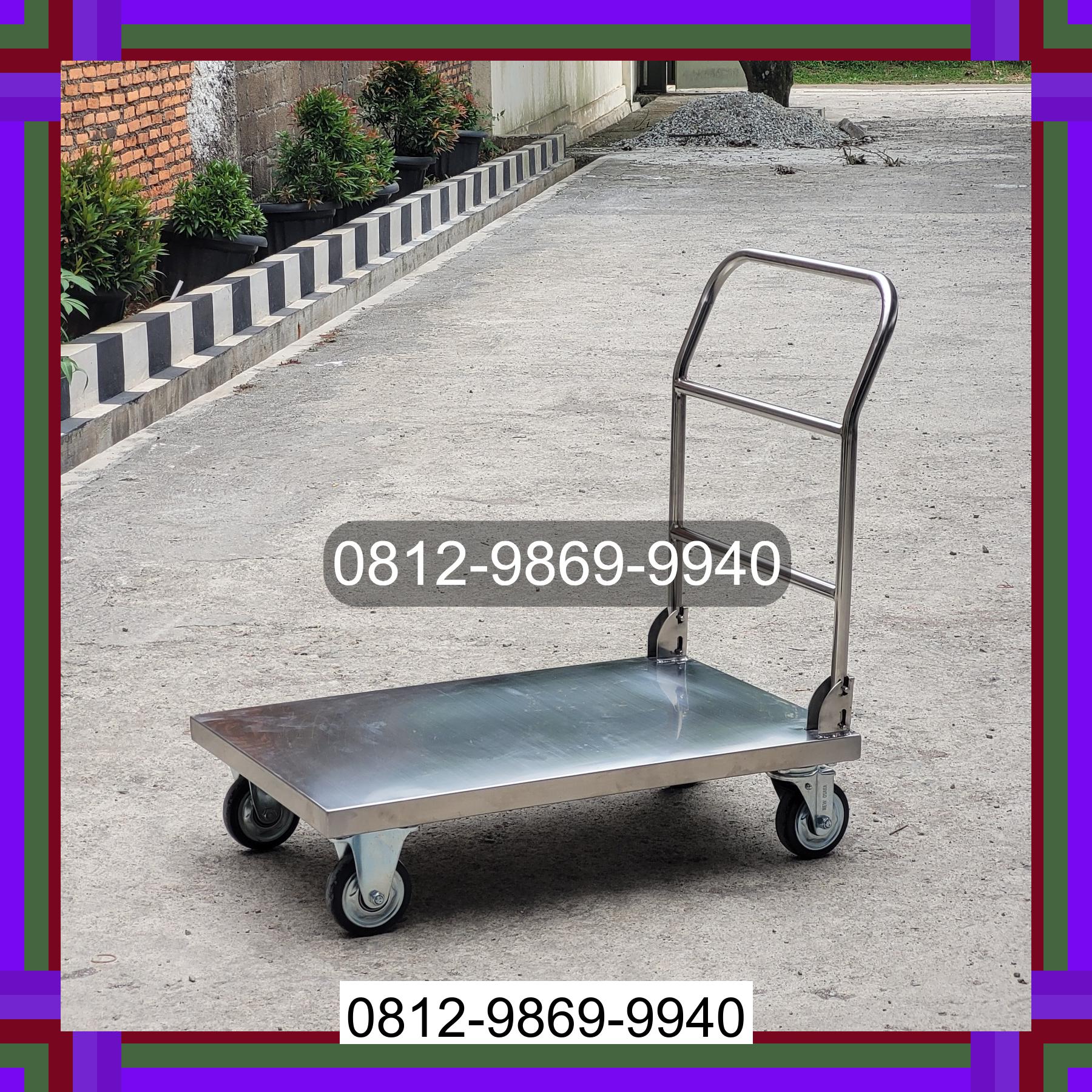 0812-9869-9940 Diskon Besar, Jual Handtruck Hand Truck 500 kgg & 300 kg | Troli Barang | Troli lipat | Troli angkut Madat