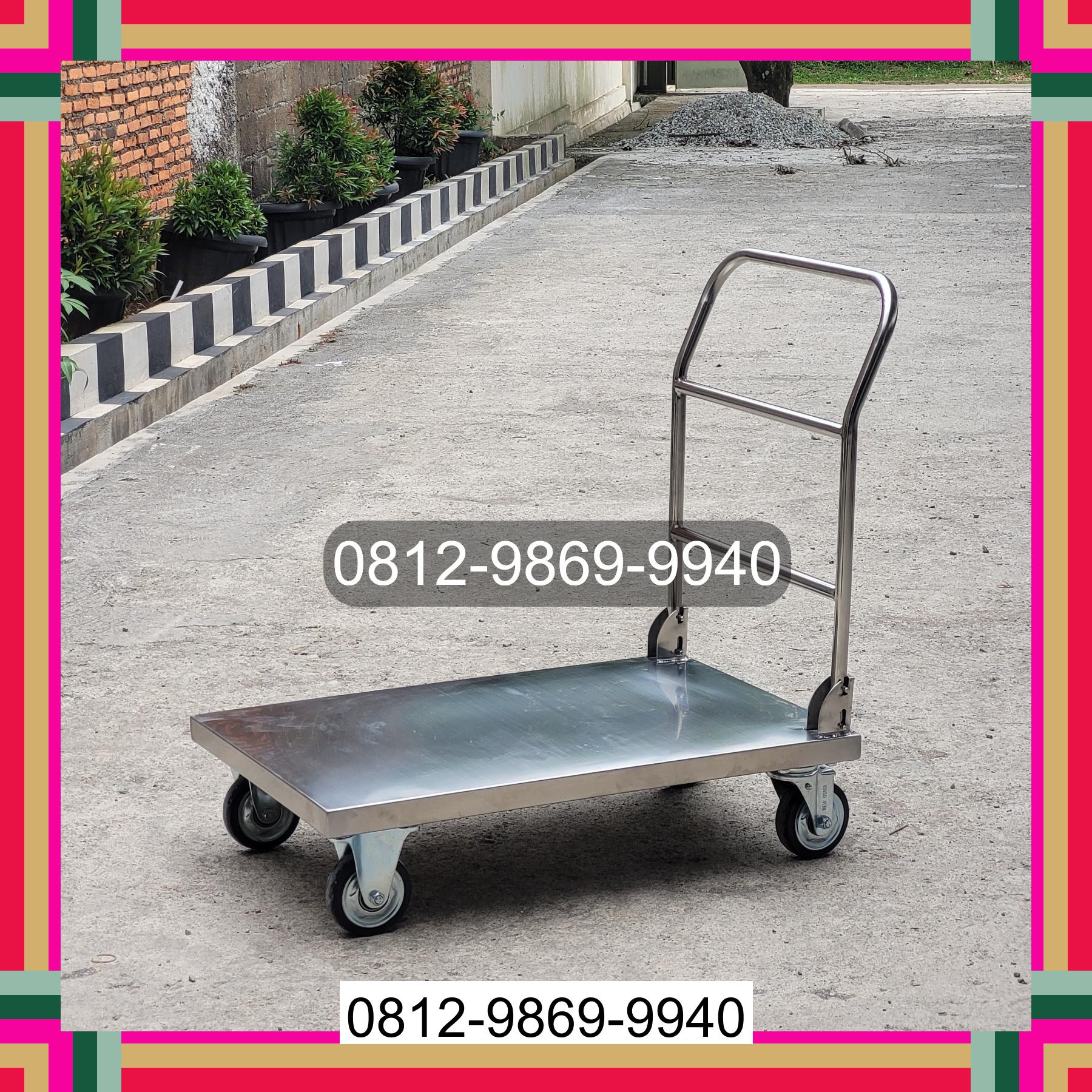 0812-9869-9940 Diskon Besar, Jual Handtruck Hand Truck 500 kgg & 300 kg | Troli Barang | Troli lipat | Troli angkut Makmur