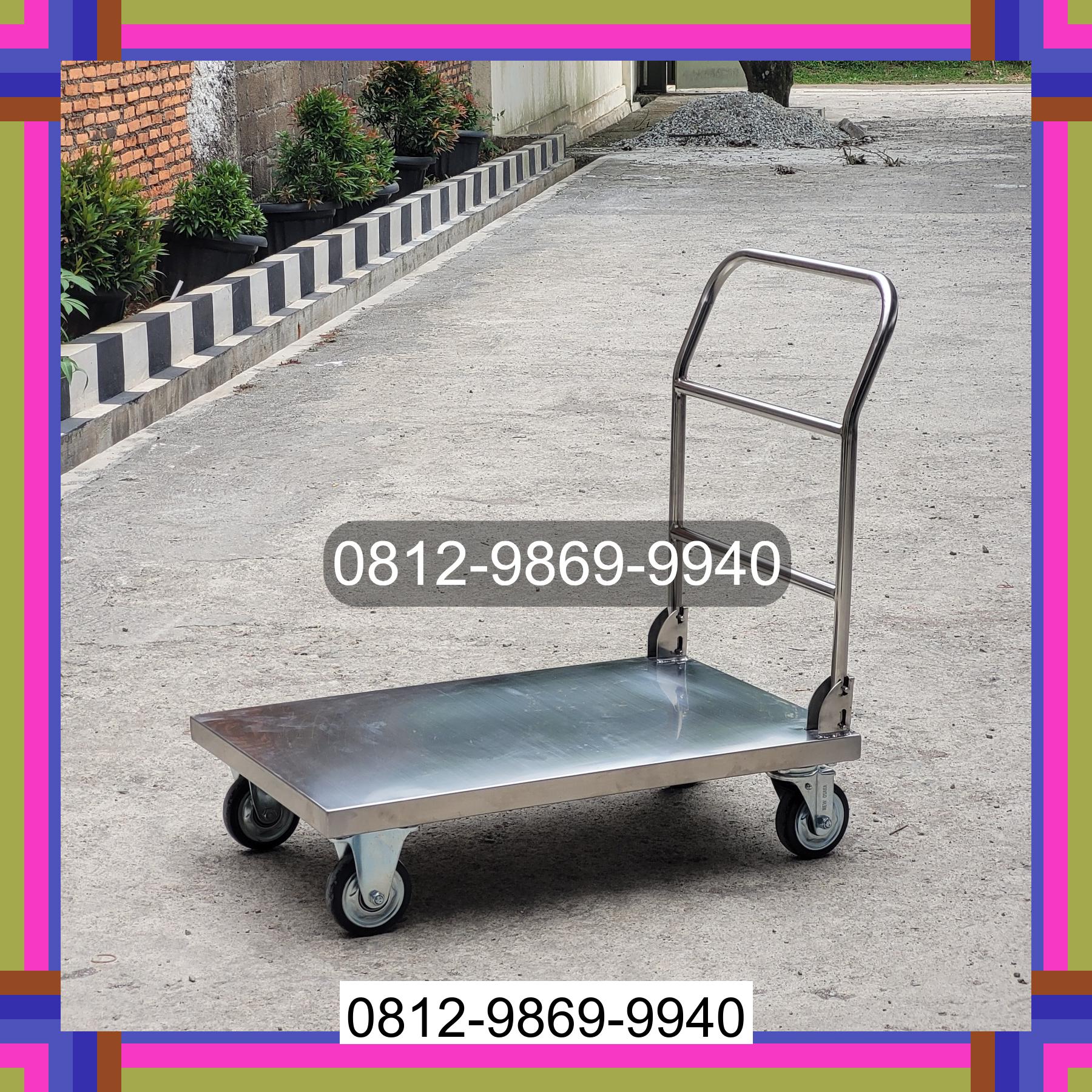 0812-9869-9940 Diskon Besar, Jual Handtruck Hand Truck 500 kgg & 300 kg | Troli Barang | Troli lipat | Troli angkut Malang