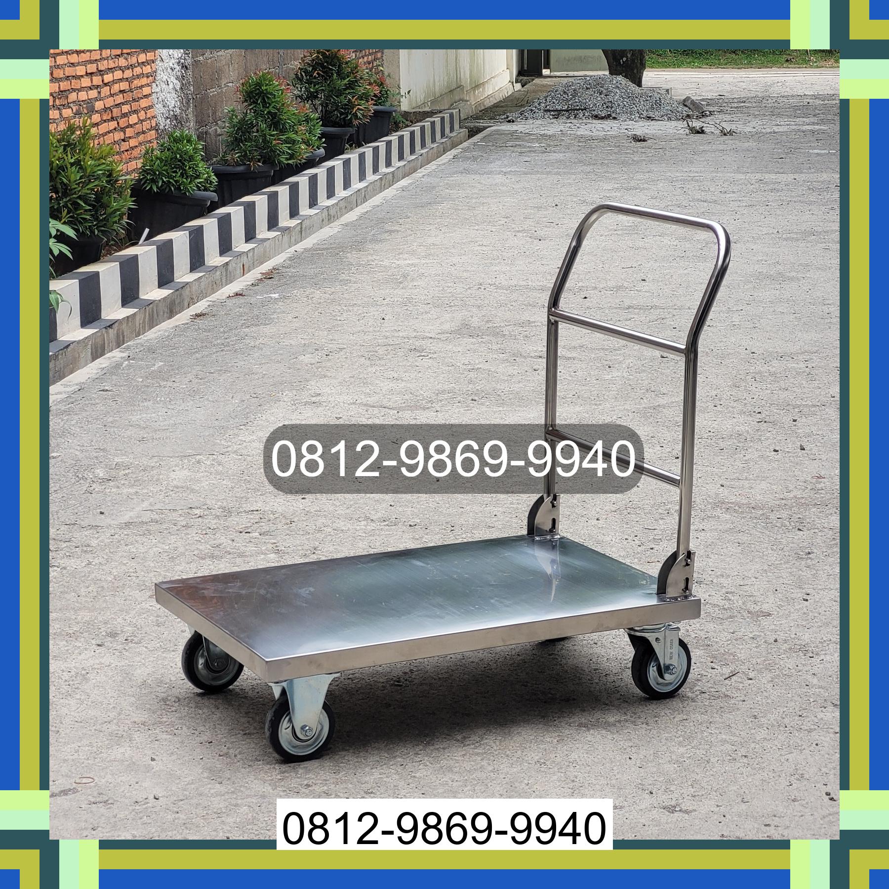 0812-9869-9940 Diskon Besar, Jual Handtruck Hand Truck 500 kgg & 300 kg | Troli Barang | Troli lipat | Troli angkut Manggarai Barat