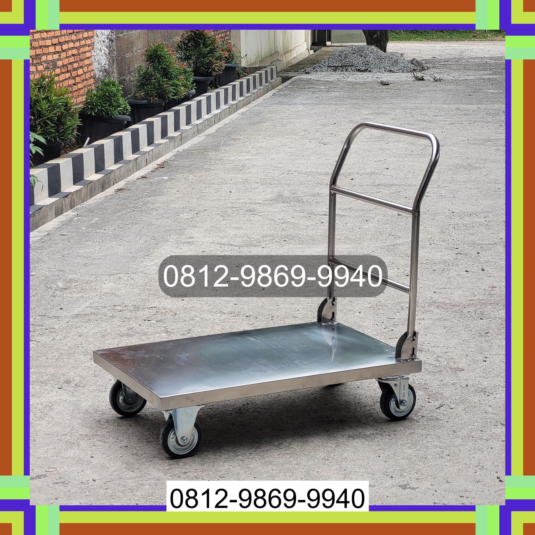 0812-9869-9940 Diskon Besar, Jual Handtruck Hand Truck 500 kgg & 300 kg | Troli Barang | Troli lipat | Troli angkut Maros